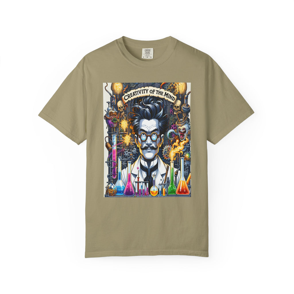 Unisex Mad Scientist Graphic Printed T-shirt