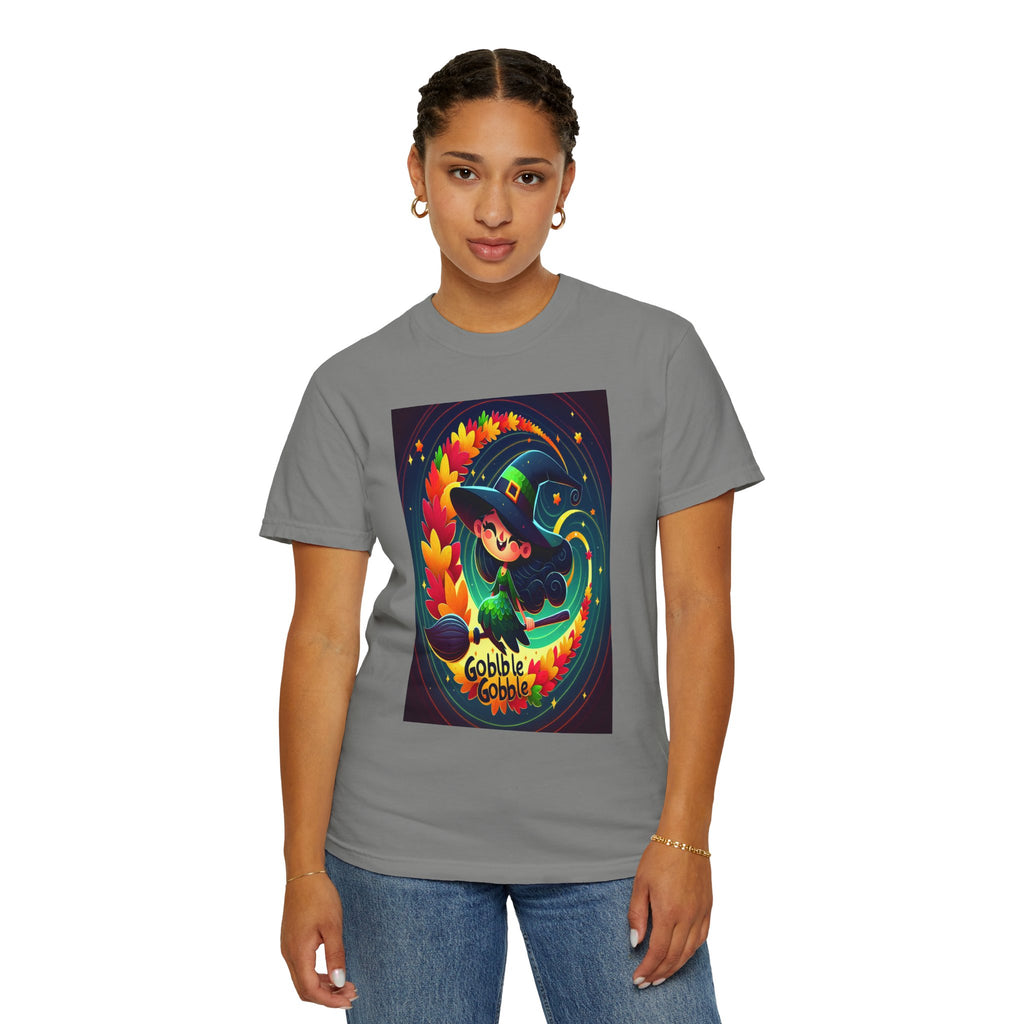 Unisex Witch Graphic Printed T-shirt