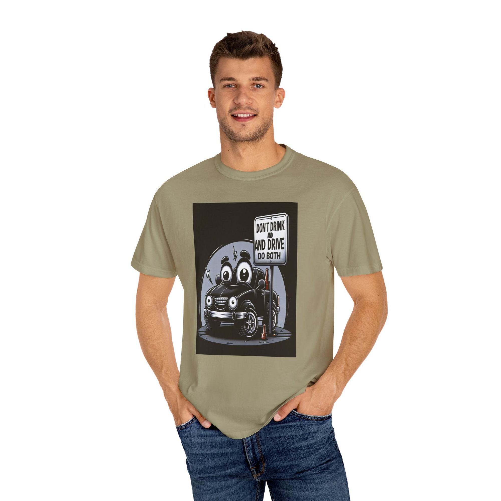 Unisex Drink and Drive Graphic Printed T-shirt