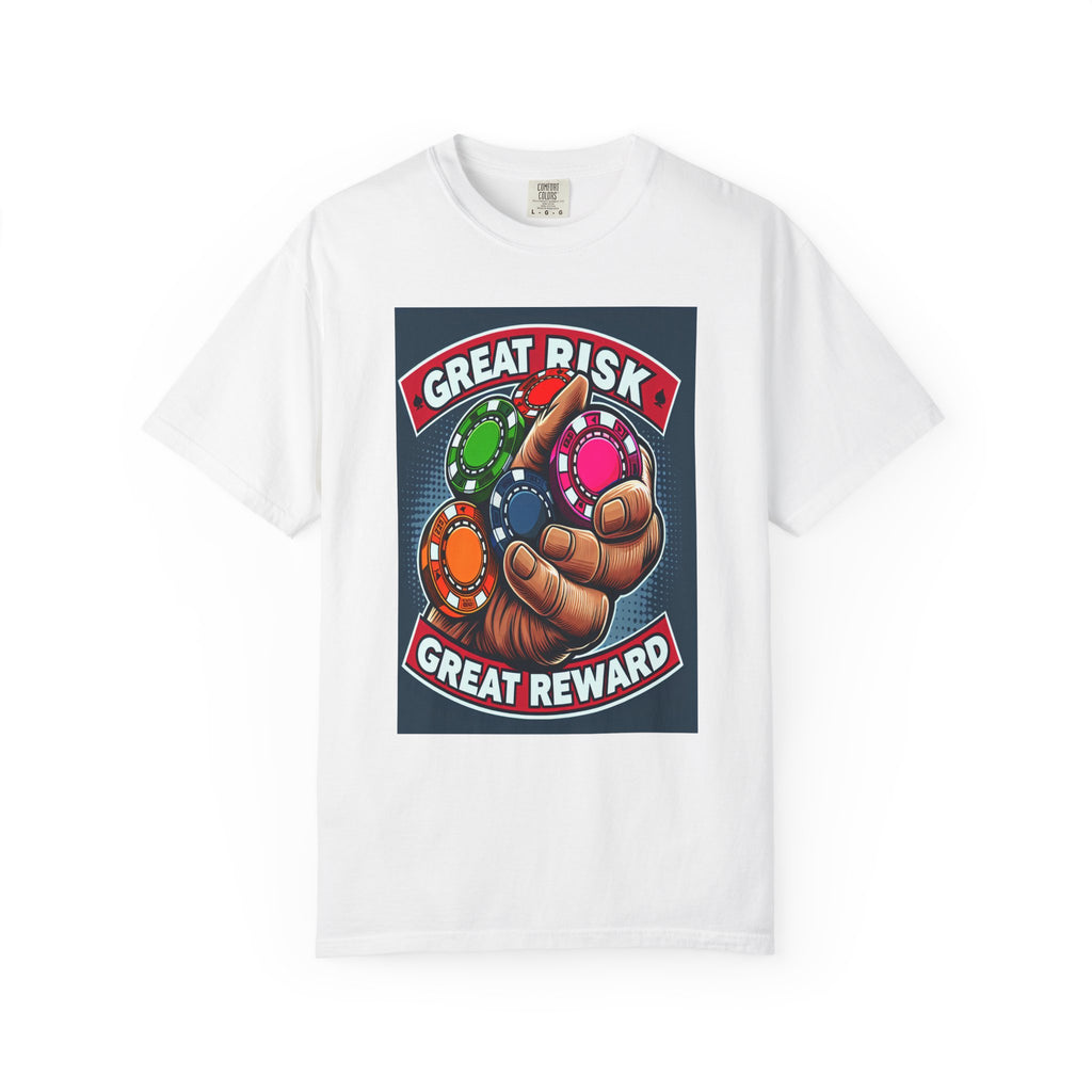 Unisex Gambling Chips Graphic Printed T-shirt
