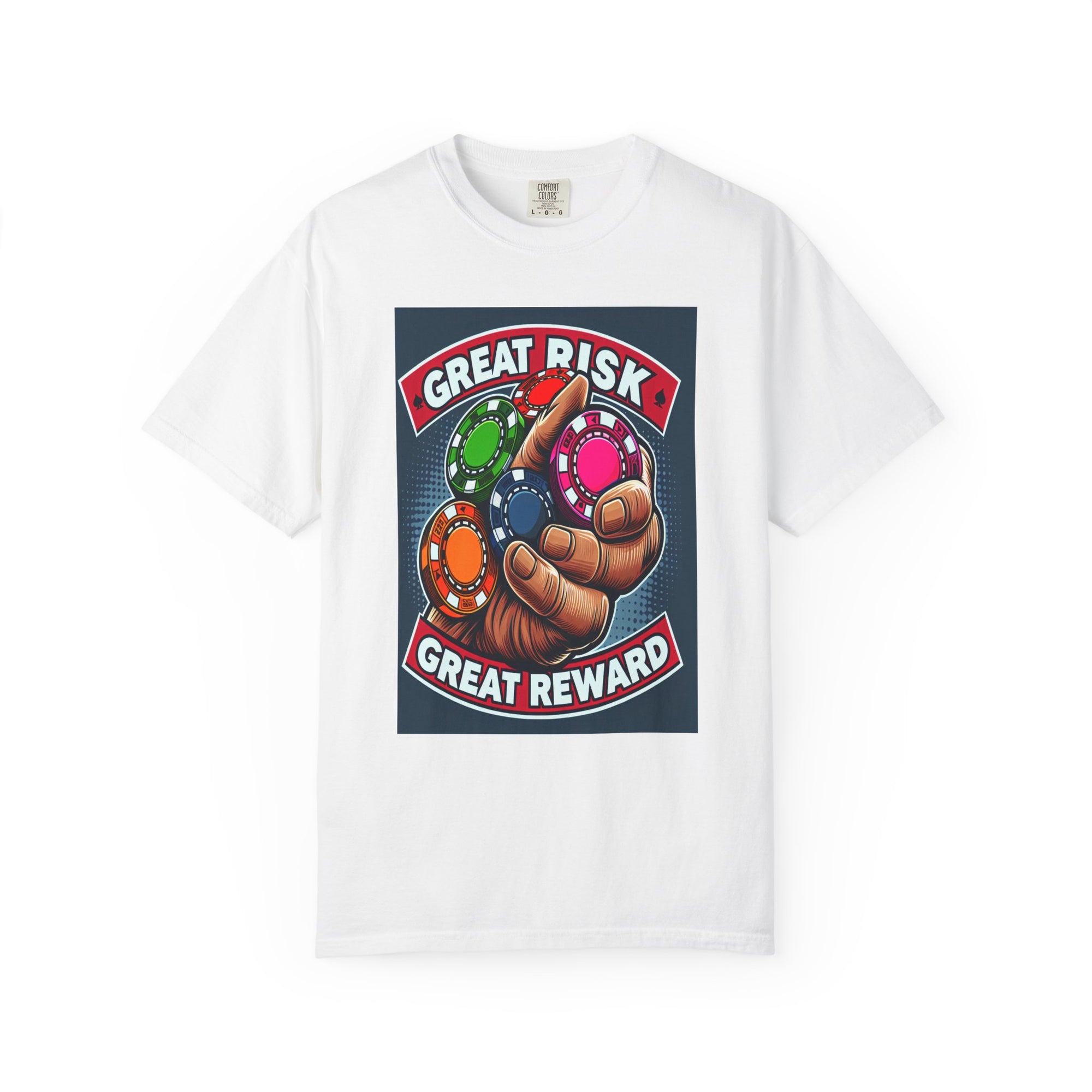 Unisex Gambling Chips Graphic Printed T-shirt