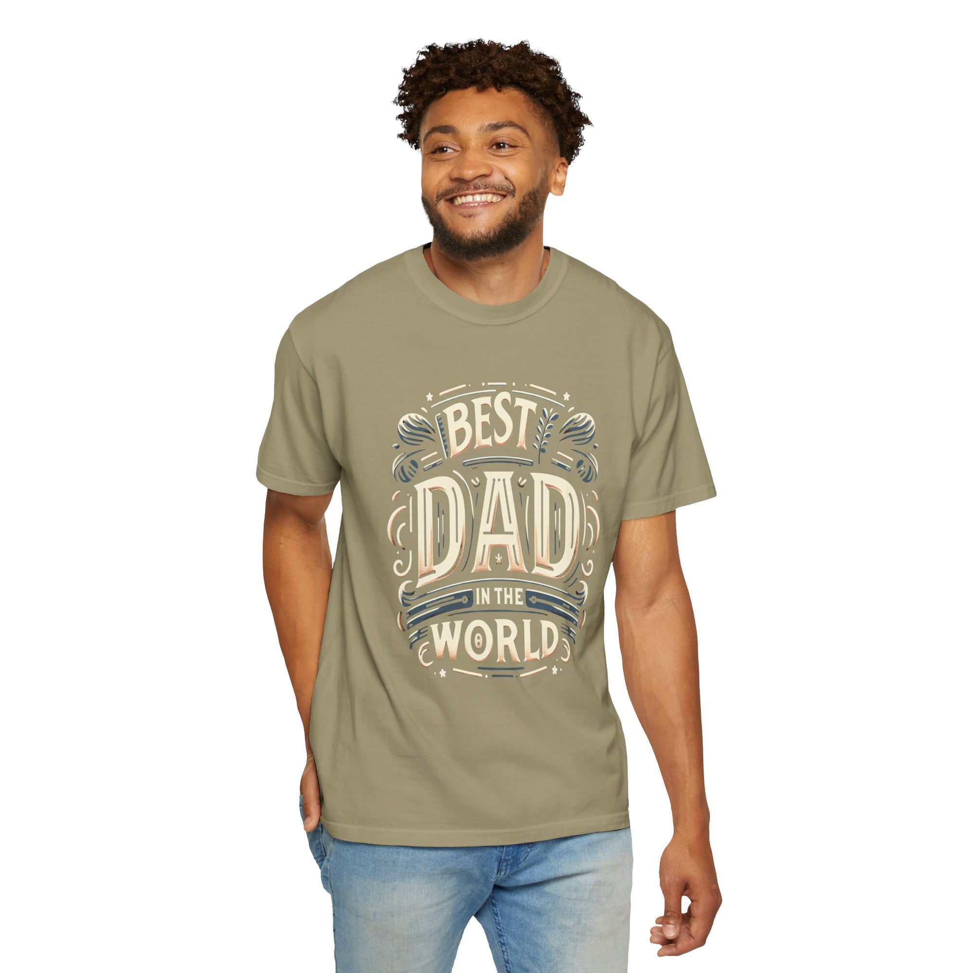 Unisex Garment-Dyed Best Dad T-shirt