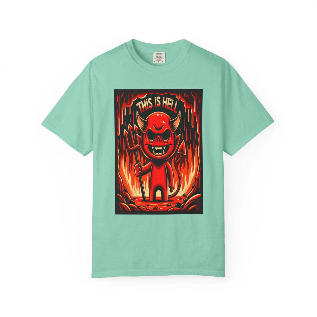 Unisex This is Hell Graphic Printed T-shirt