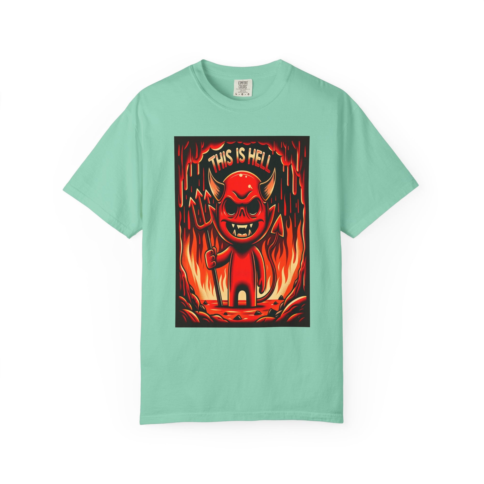 Unisex This is Hell Graphic Printed T-shirt