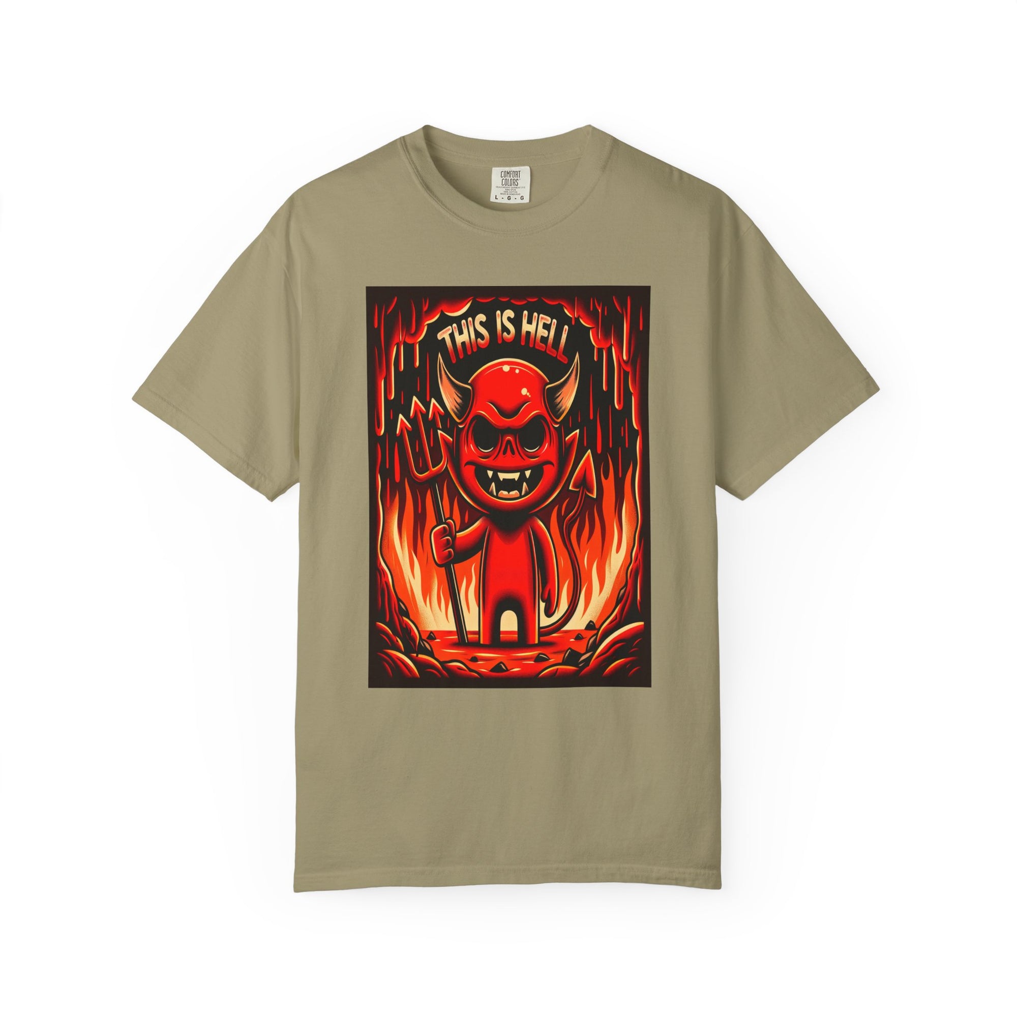 Unisex This is Hell Graphic Printed T-shirt