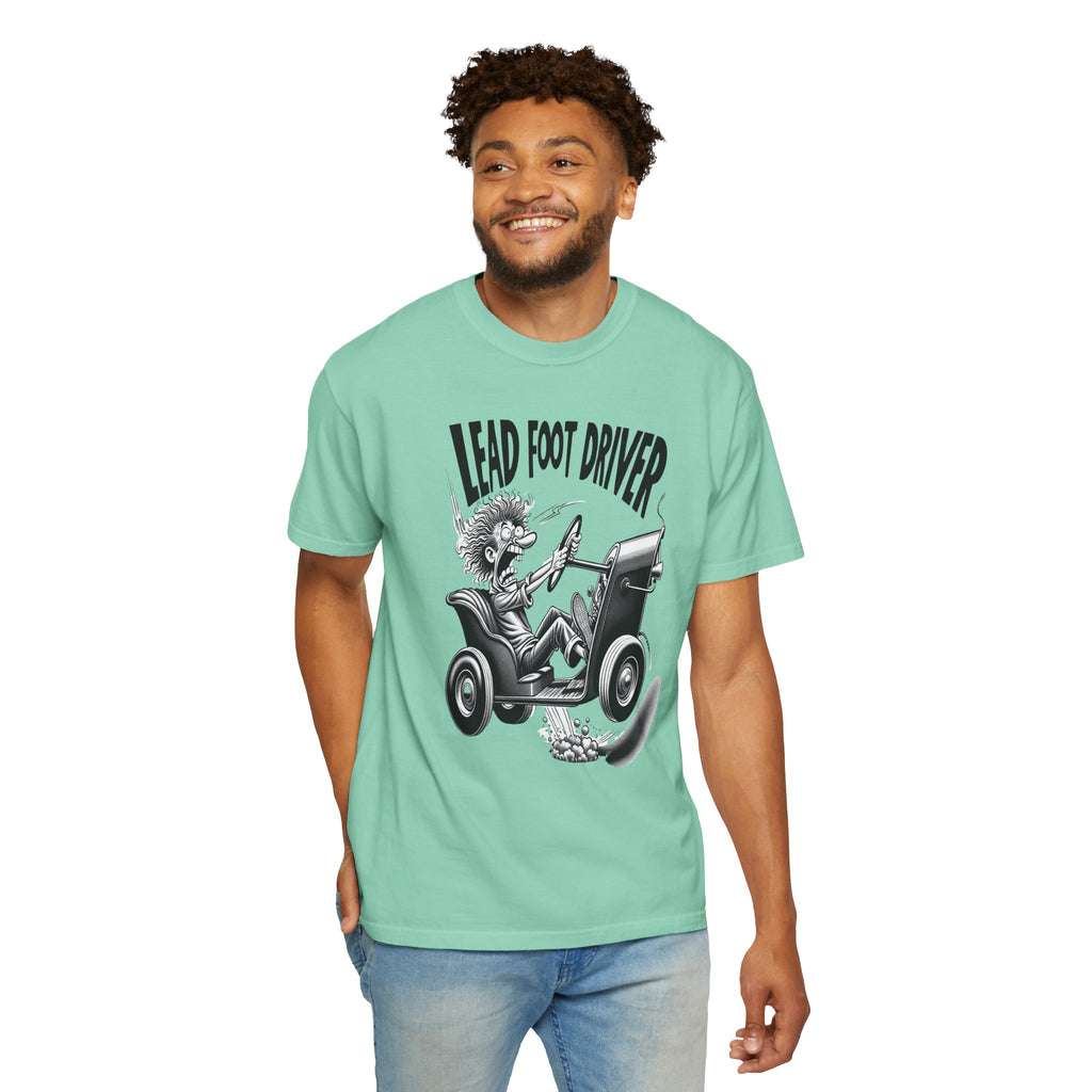 Unisex Lead Foot Driver Graphic Printed T-shirt