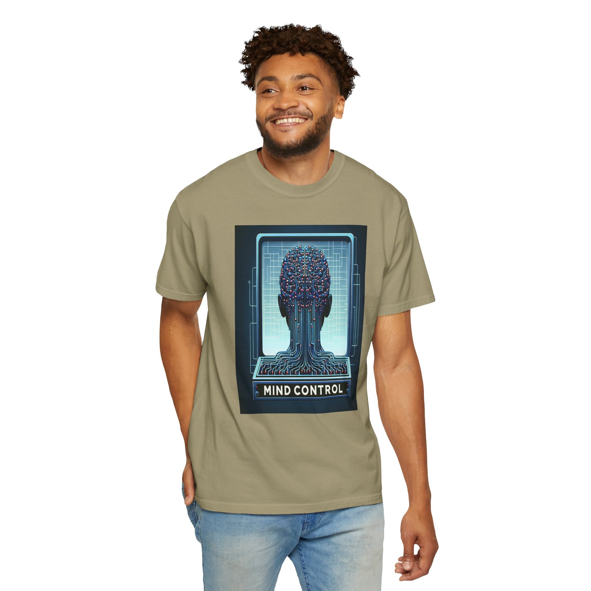 Unisex Mind Control Graphic Printed T-shirt