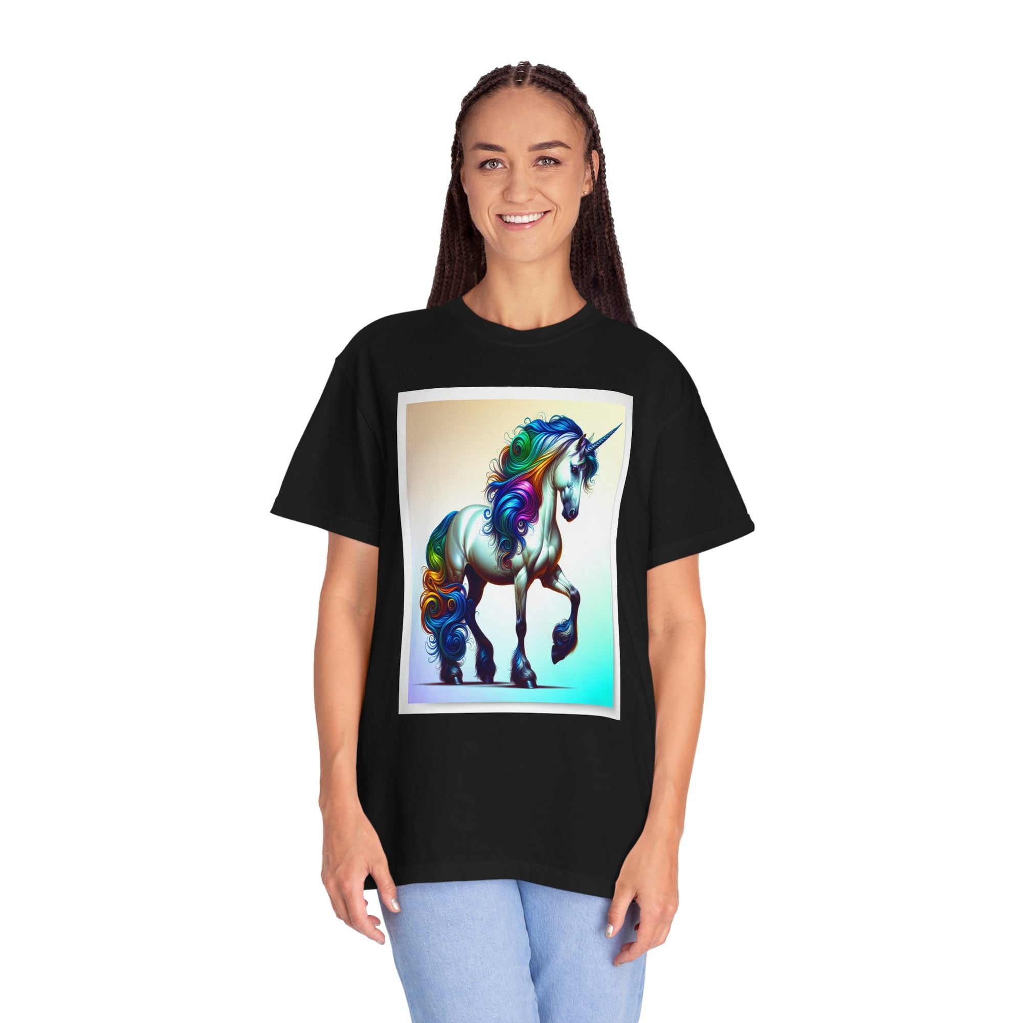 Unisex Unicorn Graphic Printed T-shirt
