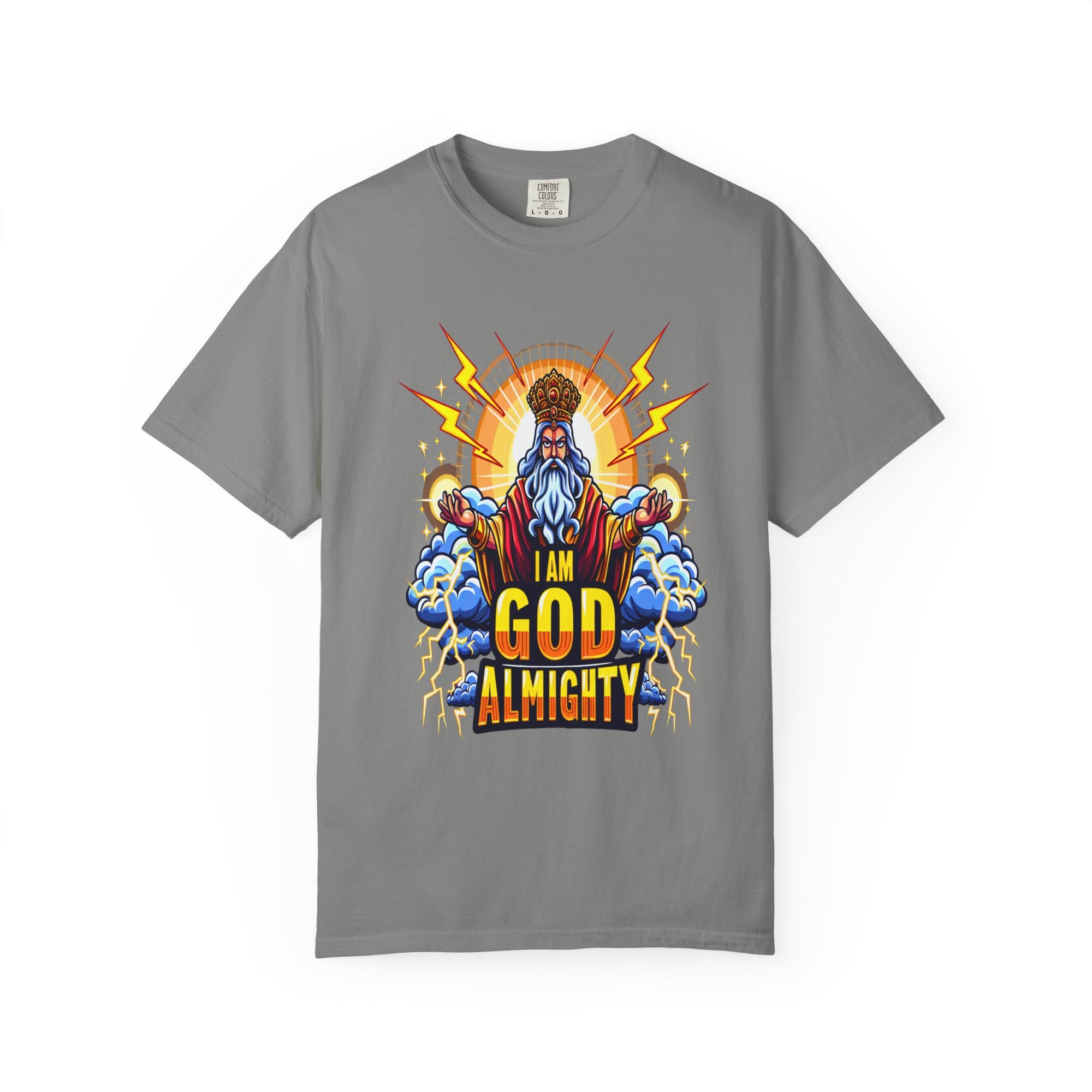 Unisex I am God Graphic Printed T-shirt