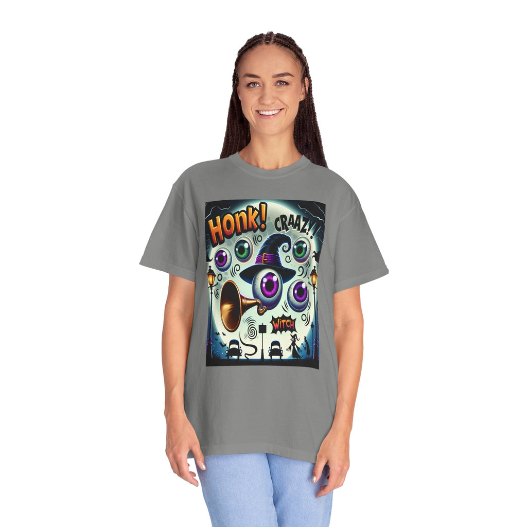 Unisex Crazy Witch Graphic Printed T-shirt