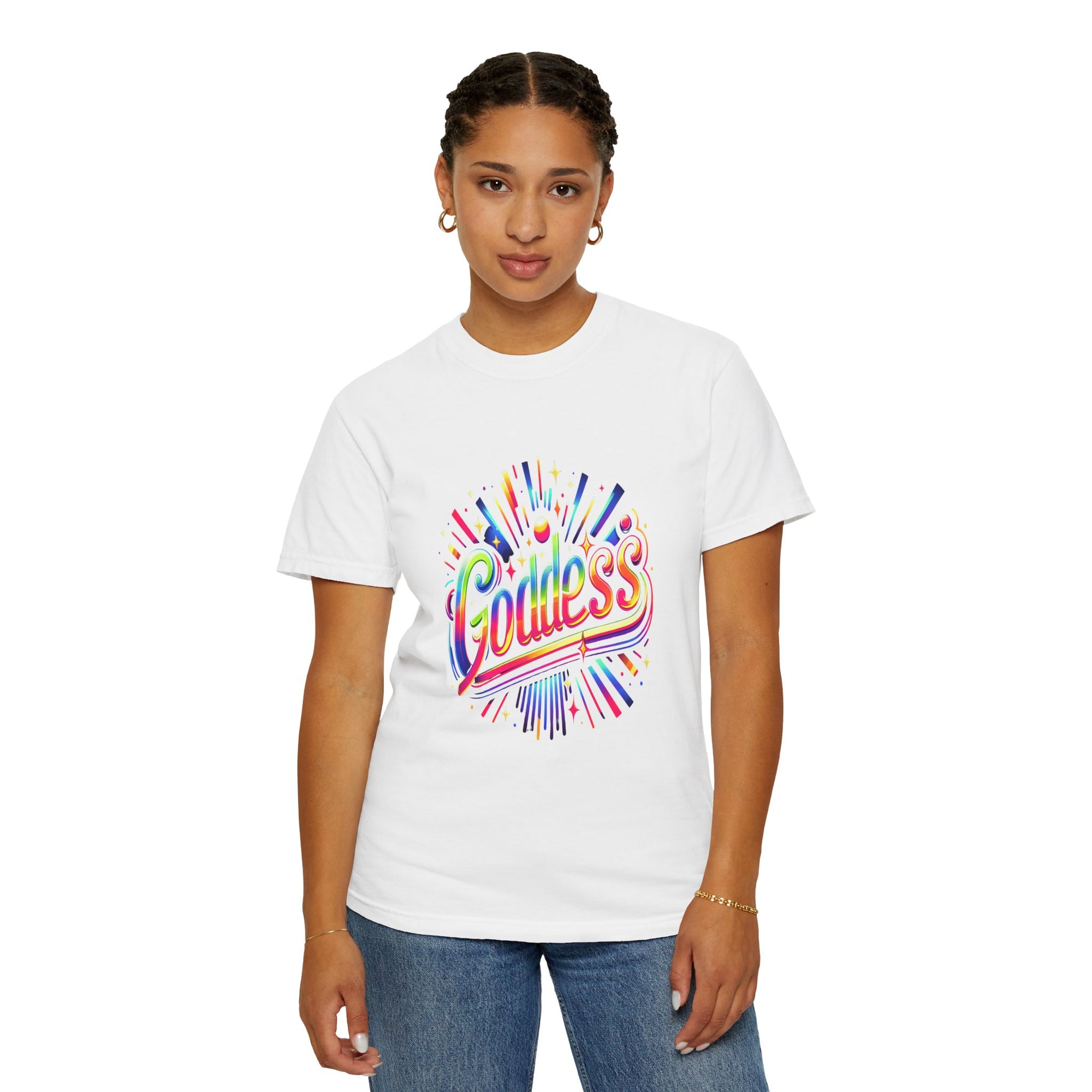 Unisex Garment-Dyed Goddess T-shirt