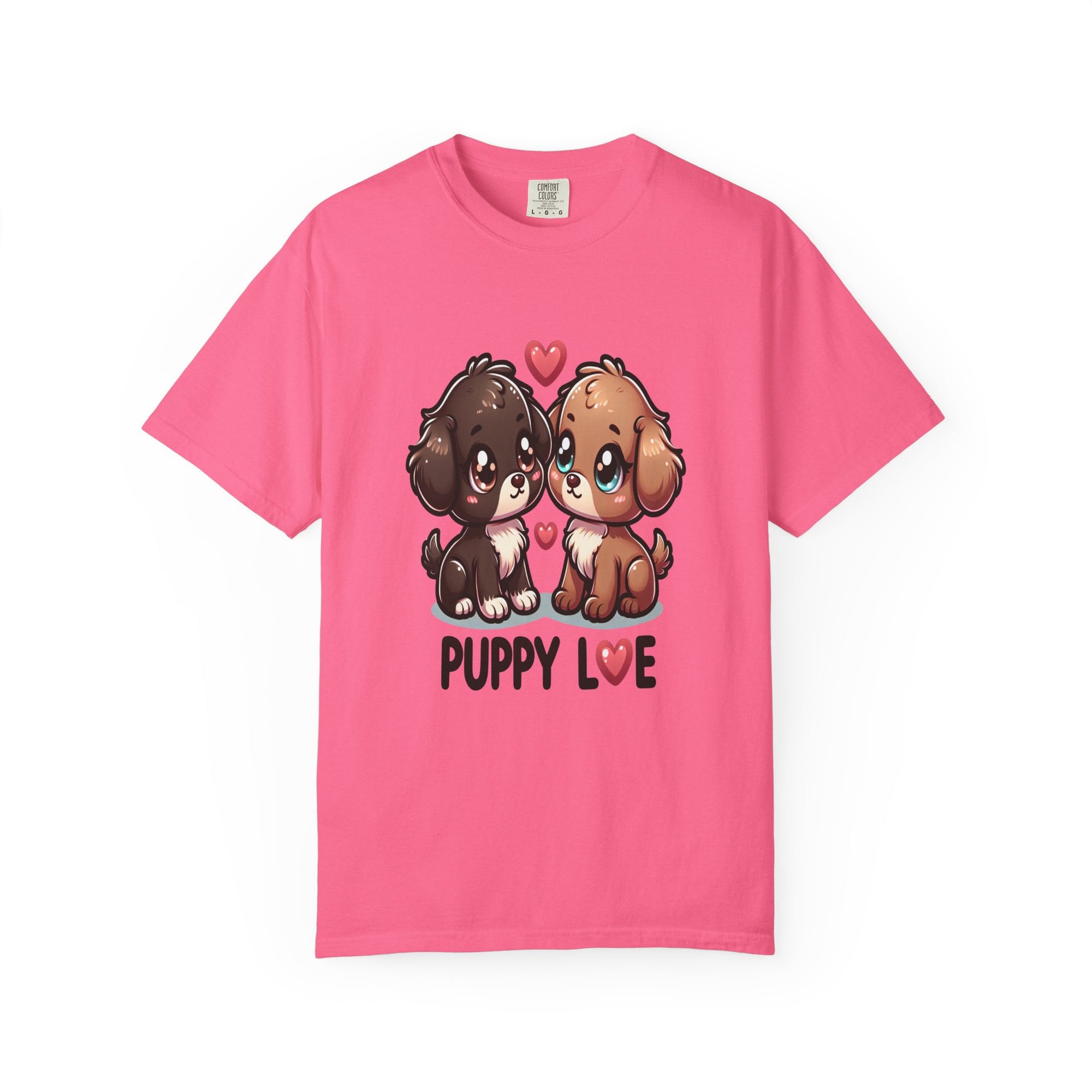 Unisex Puppy Love Graphic Printed T-shirt