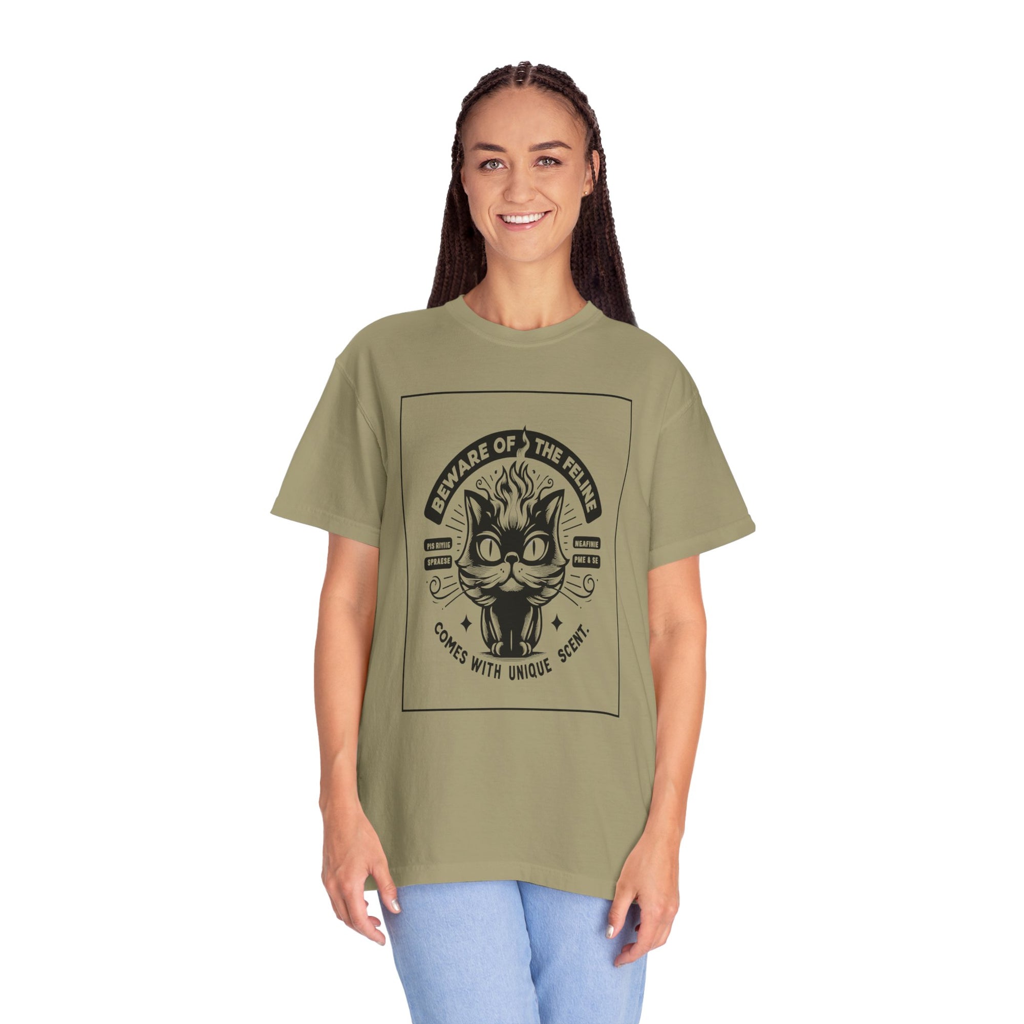 Unisex Cat Scent Graphic Printed T-shirt