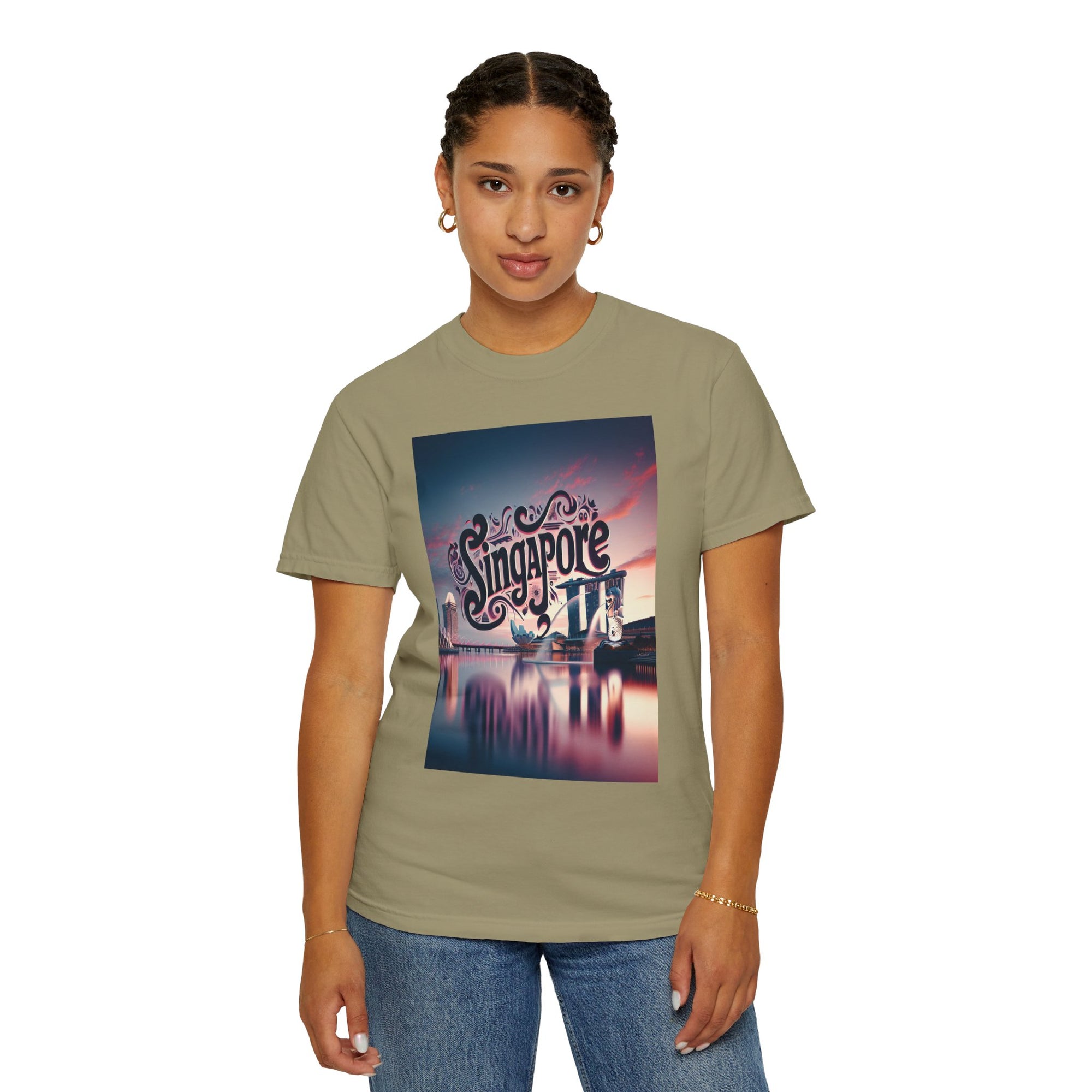 Unisex Singapore Printed T-shirt