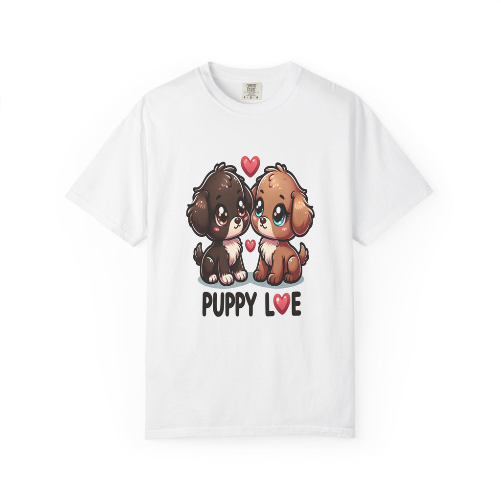 Unisex Puppy Love Graphic Printed T-shirt