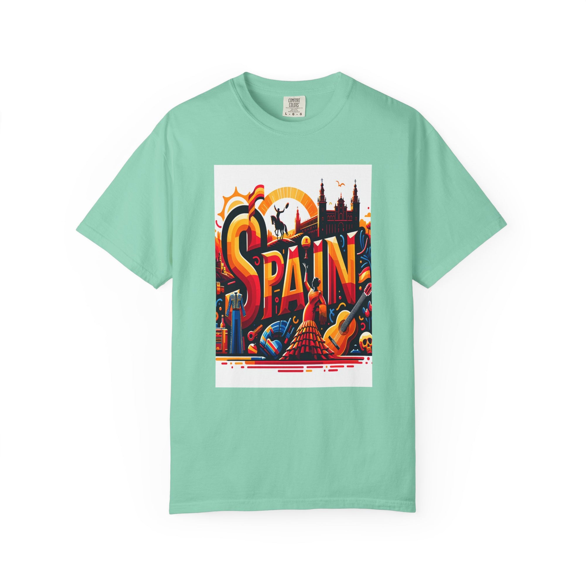 Unisex Spain Printed T-shirt
