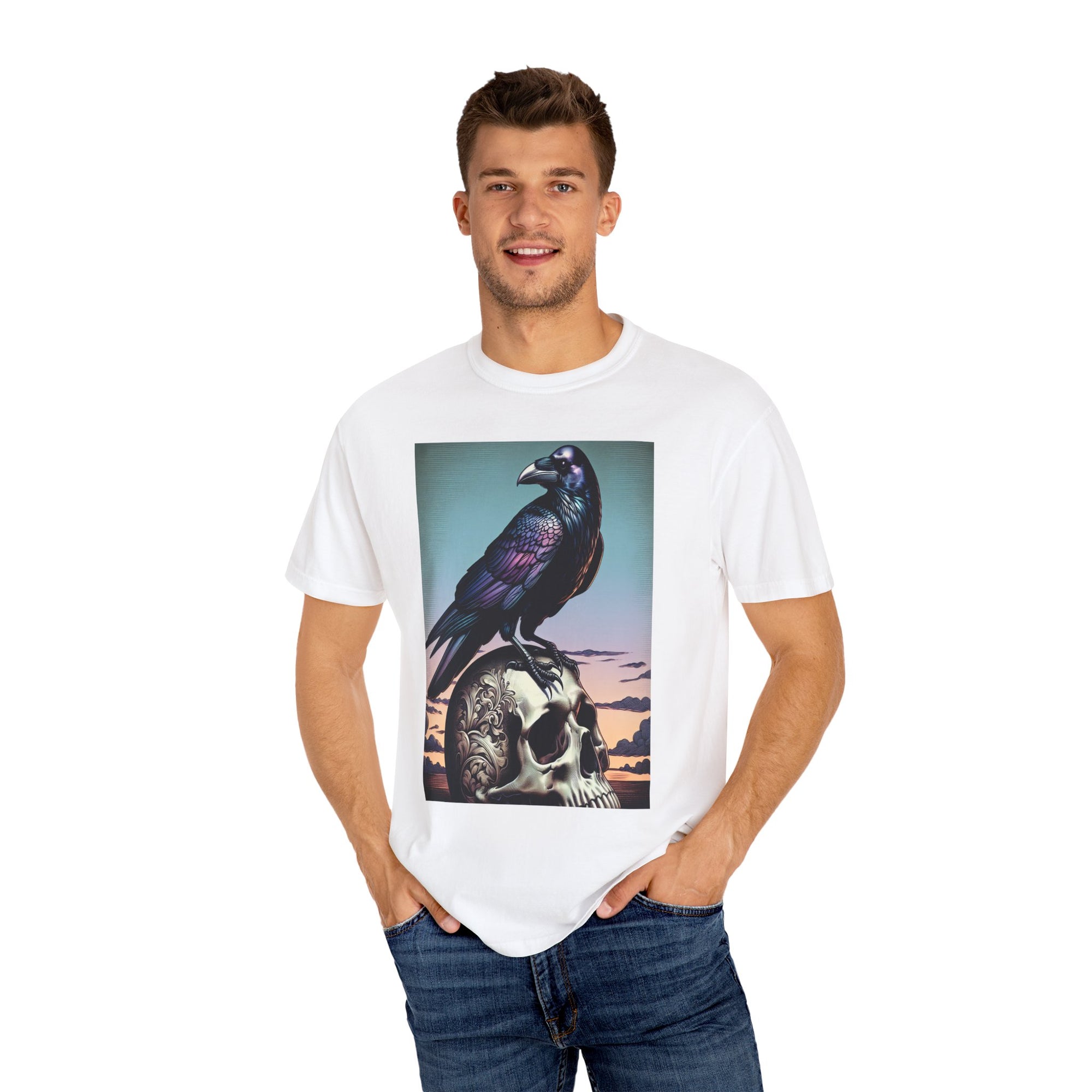Unisex Skull Graphic Printed T-shirt