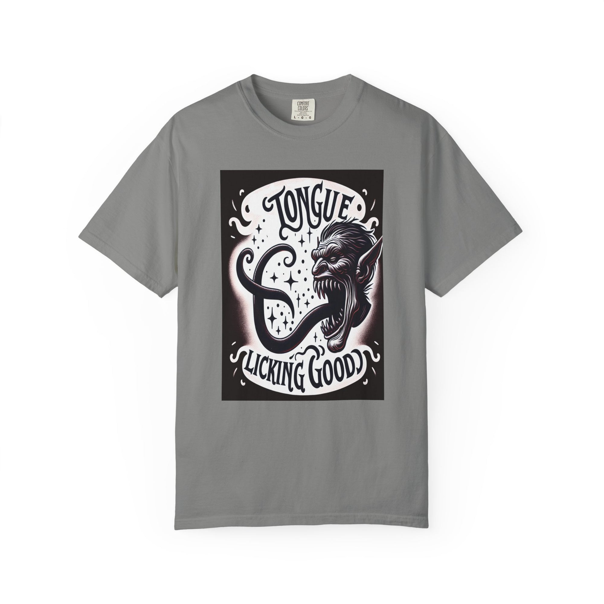 Unisex Monster Tongue Graphic Printed T-shirt