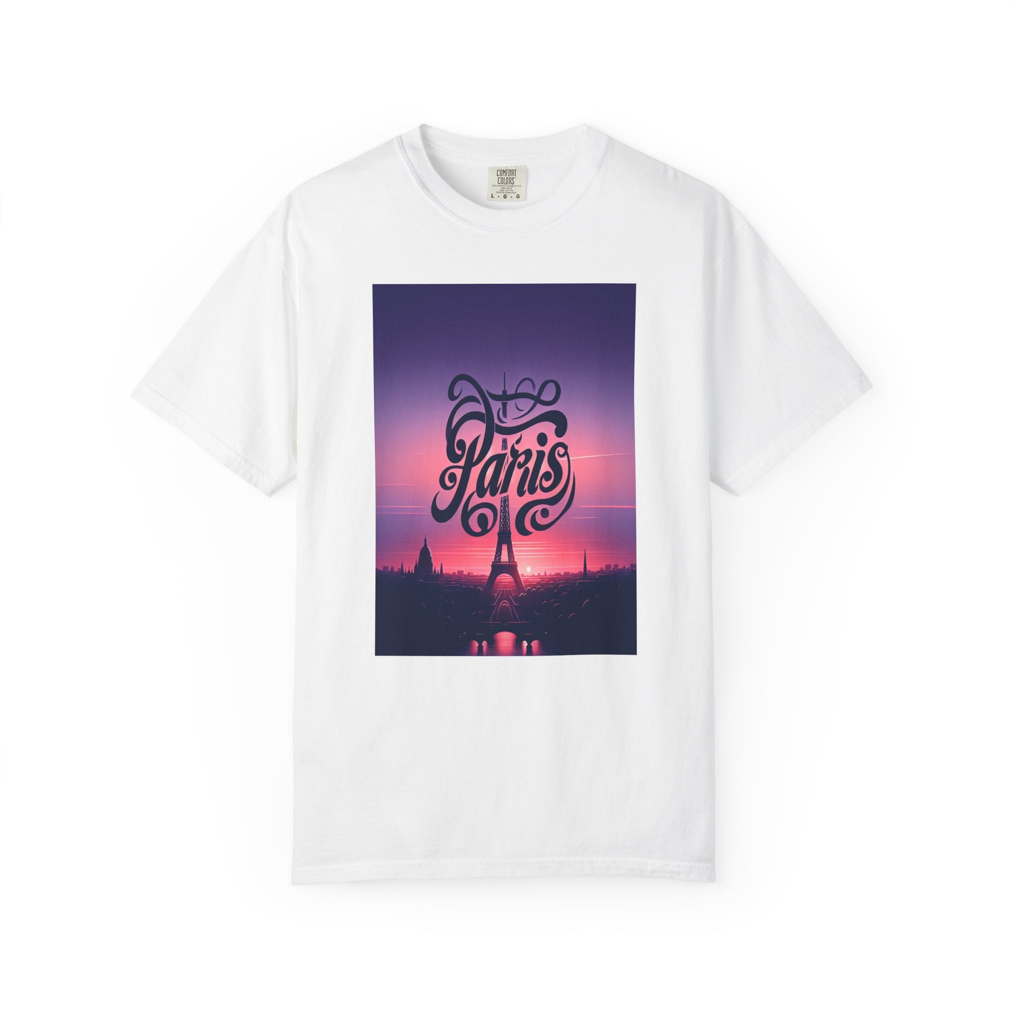 Unisex Paris Printed T-shirt
