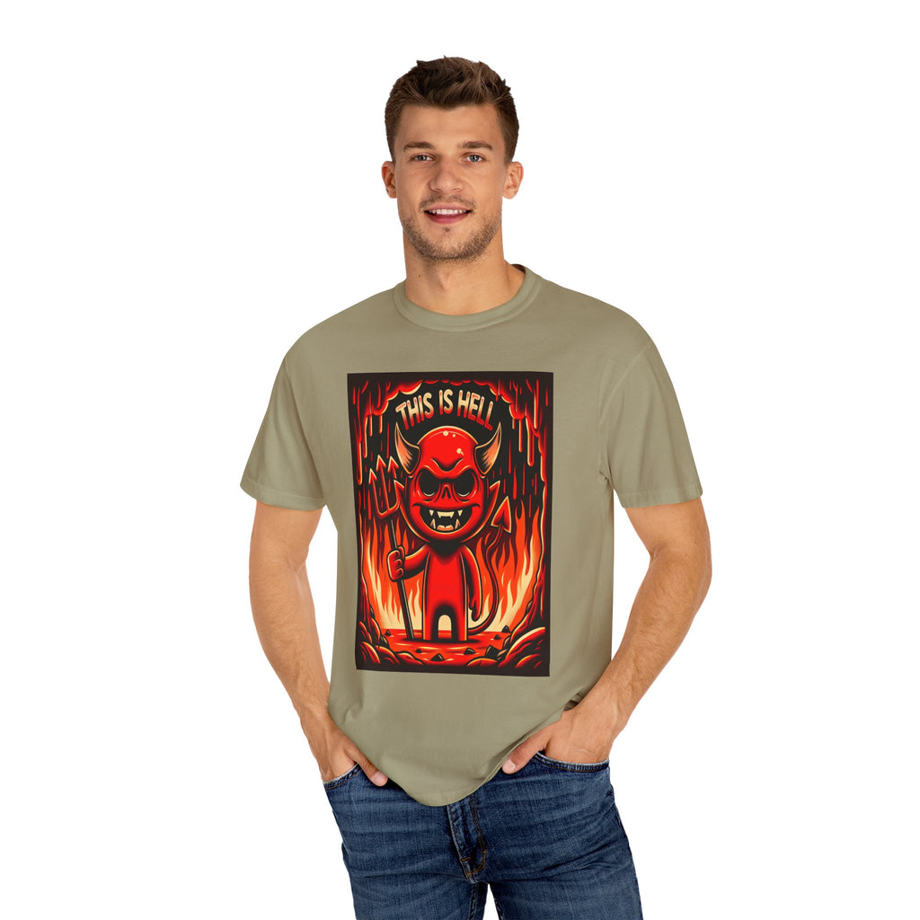 Unisex This is Hell Graphic Printed T-shirt