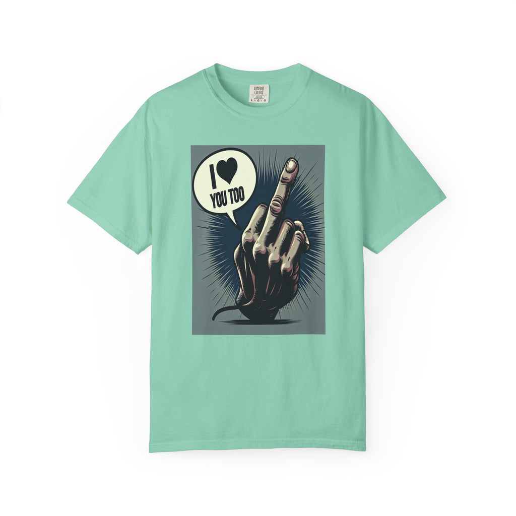 Unisex Flip the Bird Graphic Printed T-shirt