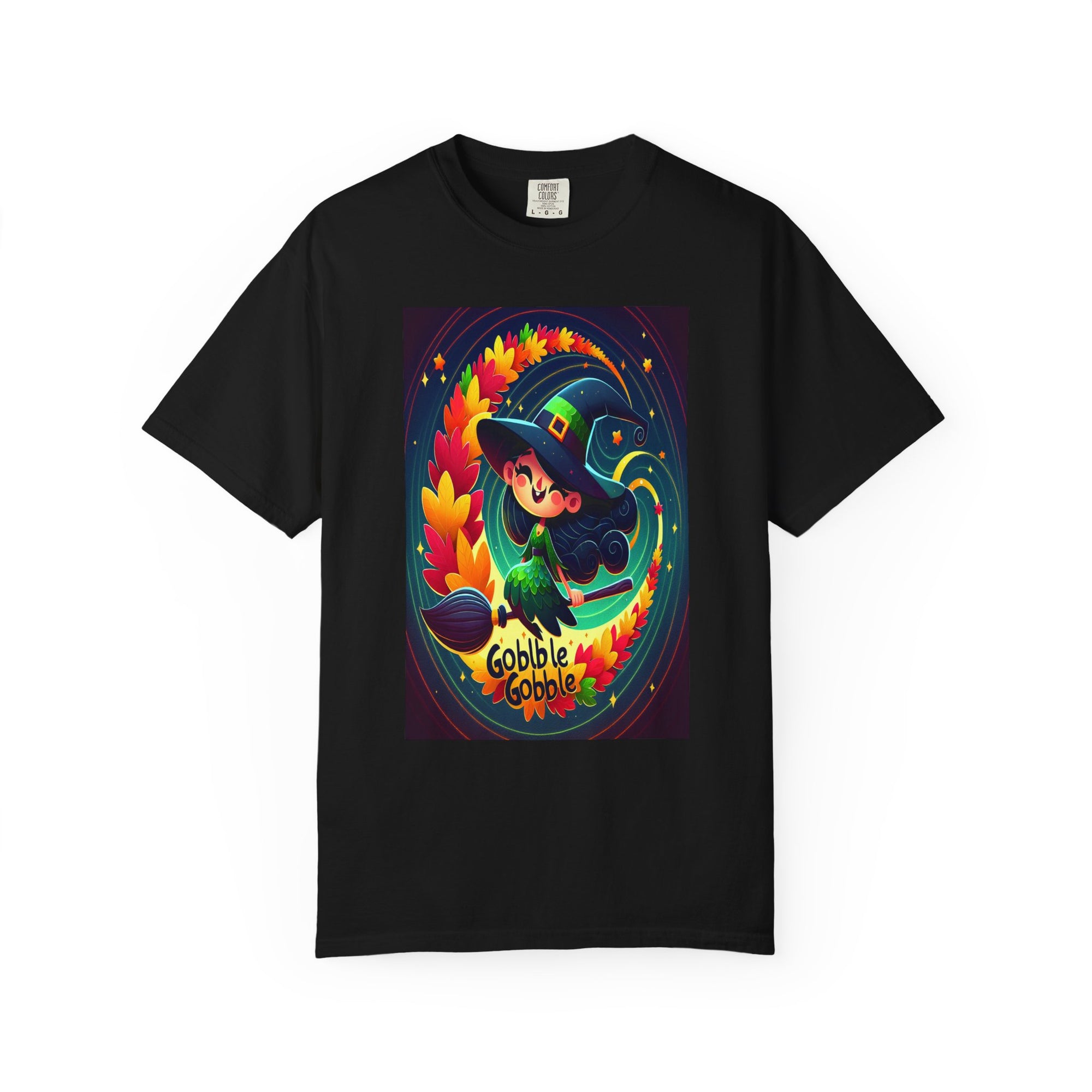 Unisex Witch Graphic Printed T-shirt