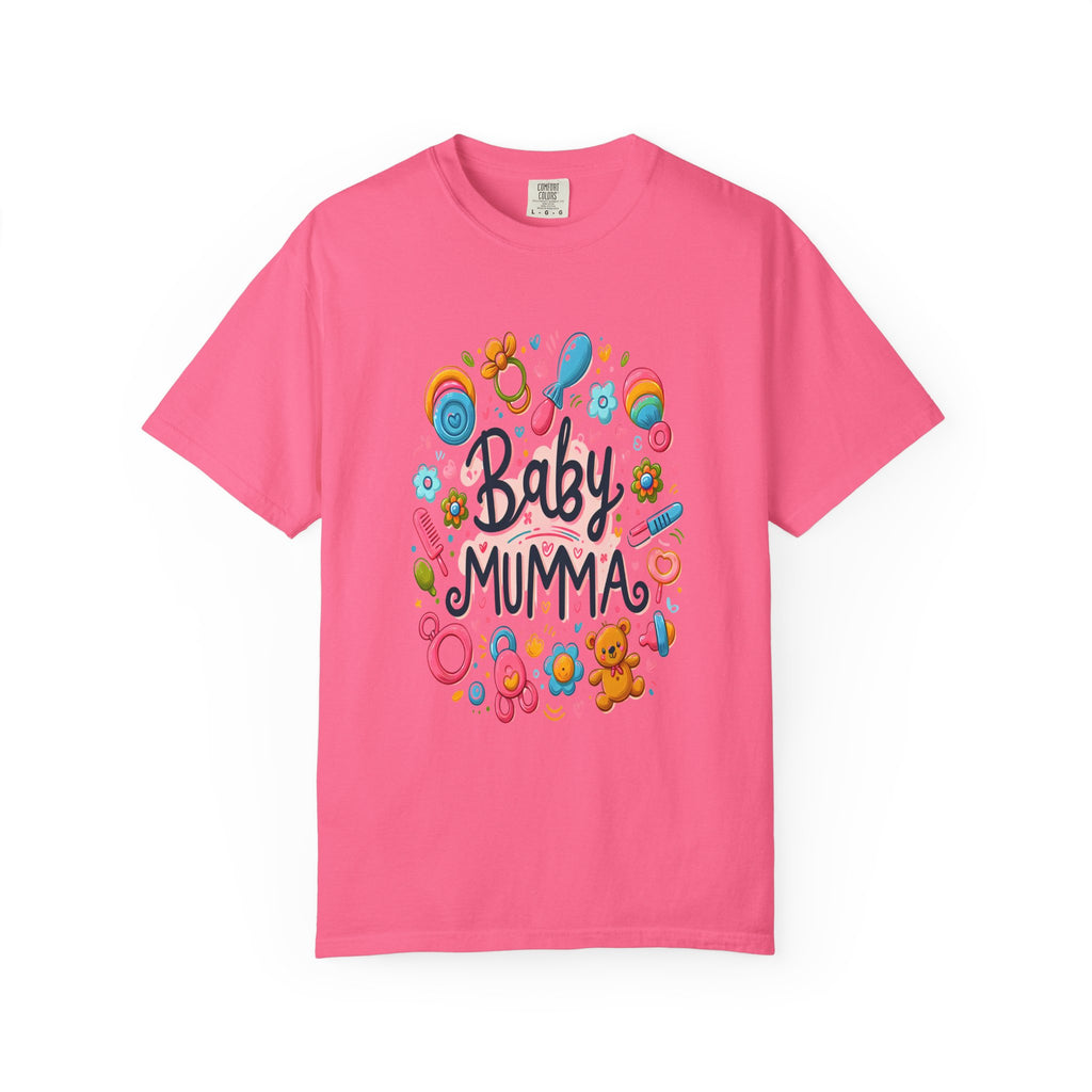 Unisex Garment-Dyed Baby Mumma T-shirt