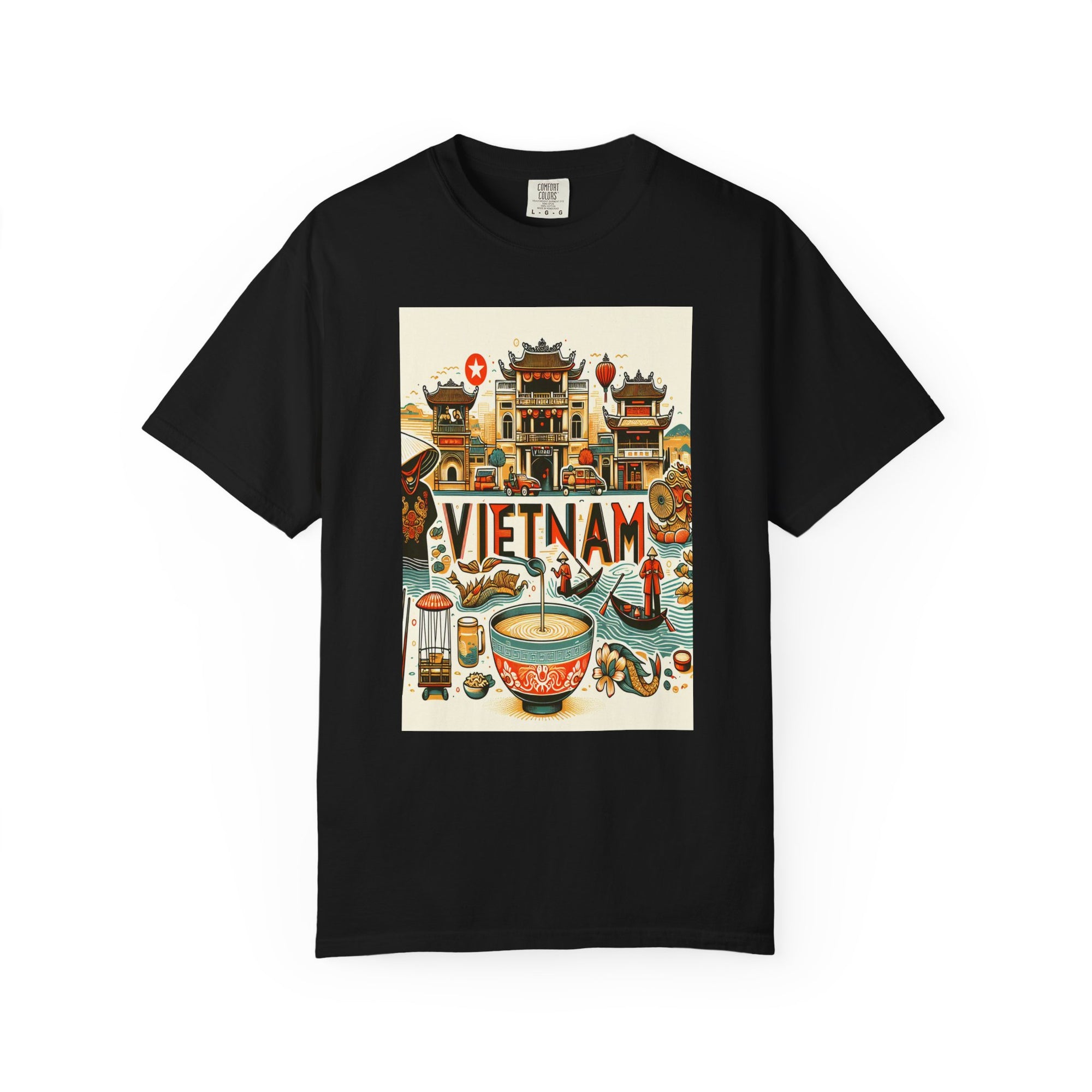 Unisex Vietnam Printed T-shirt