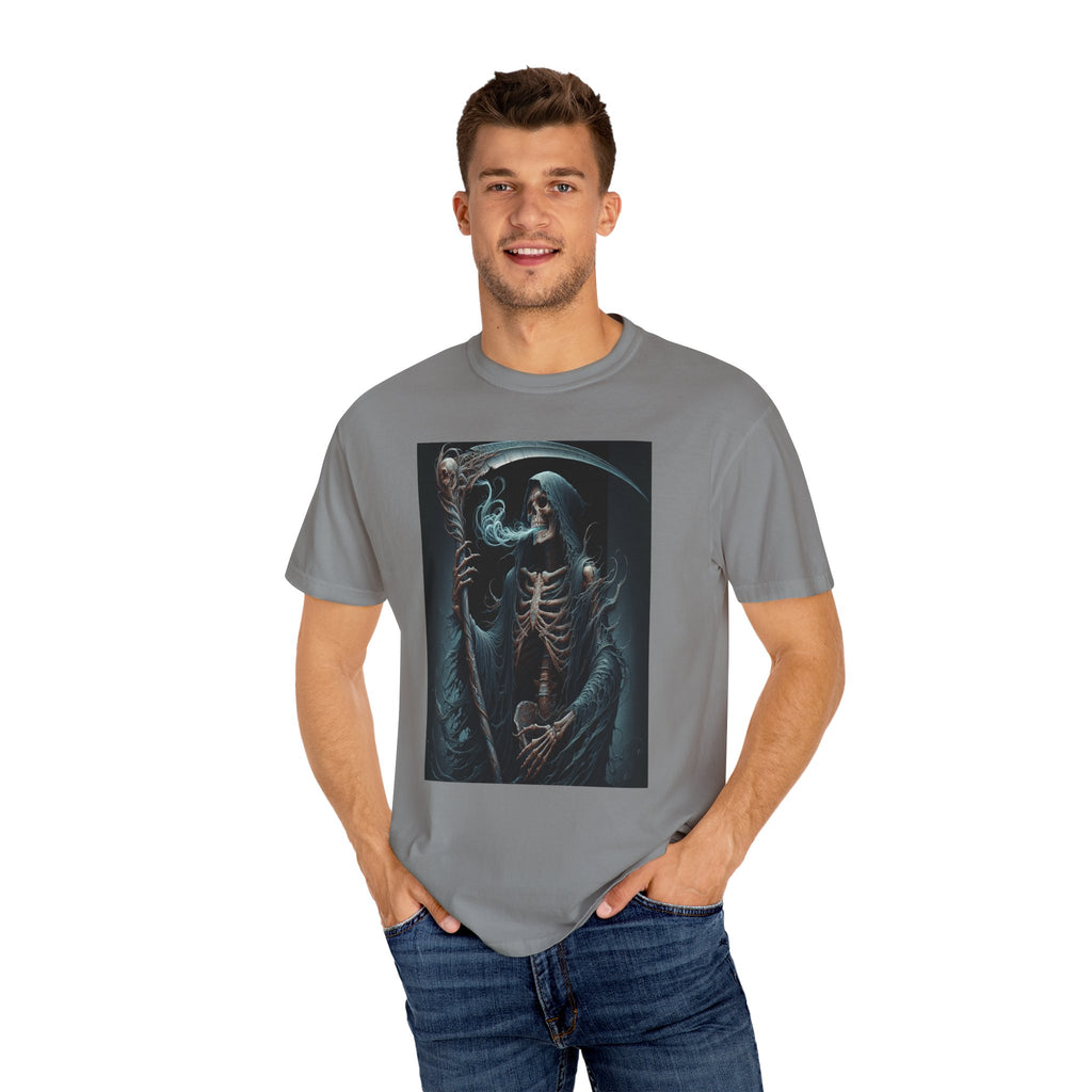 Unisex Reaper with Sickle Graphic Printed T-shirt