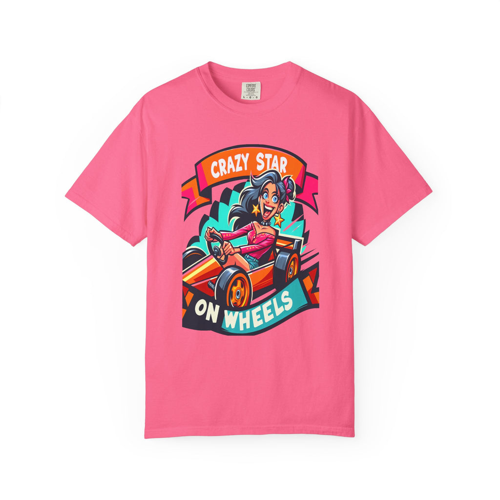 Unisex Crazy Star Graphic Printed T-shirt