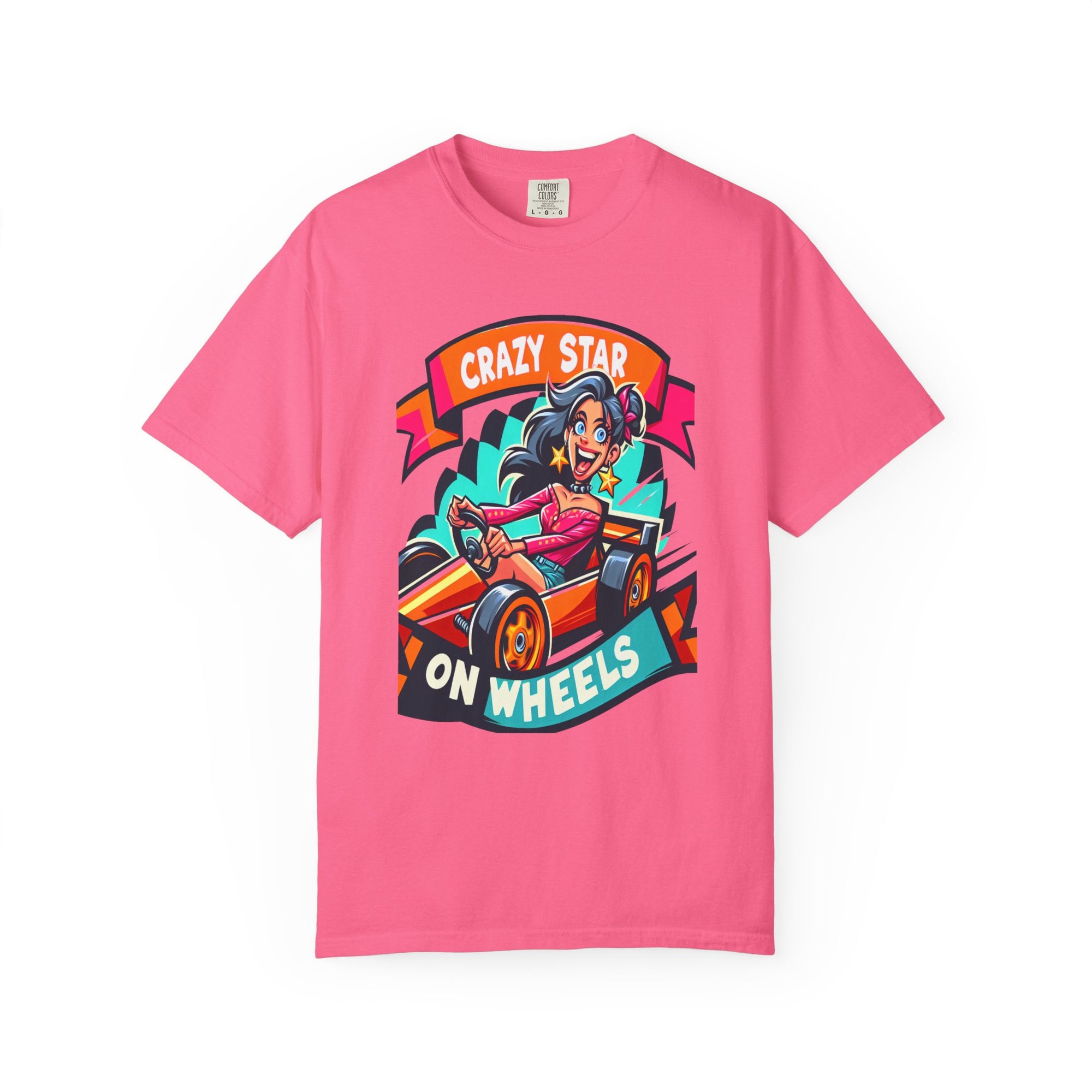 Unisex Crazy Star Graphic Printed T-shirt