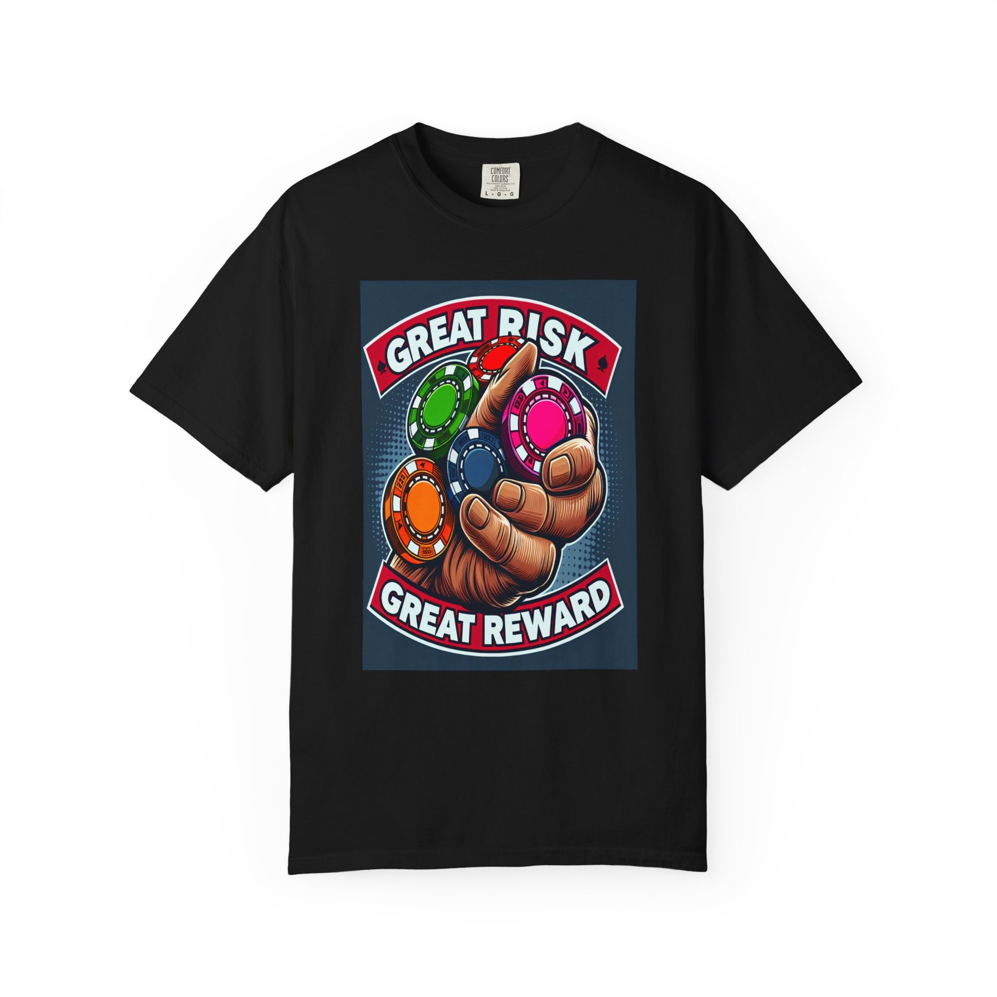 Unisex Gambling Chips Graphic Printed T-shirt
