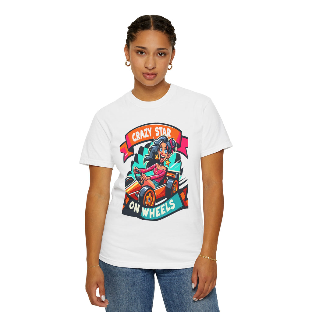 Unisex Crazy Star Graphic Printed T-shirt