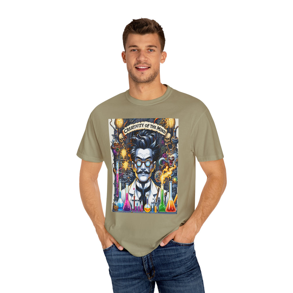 Unisex Mad Scientist Graphic Printed T-shirt