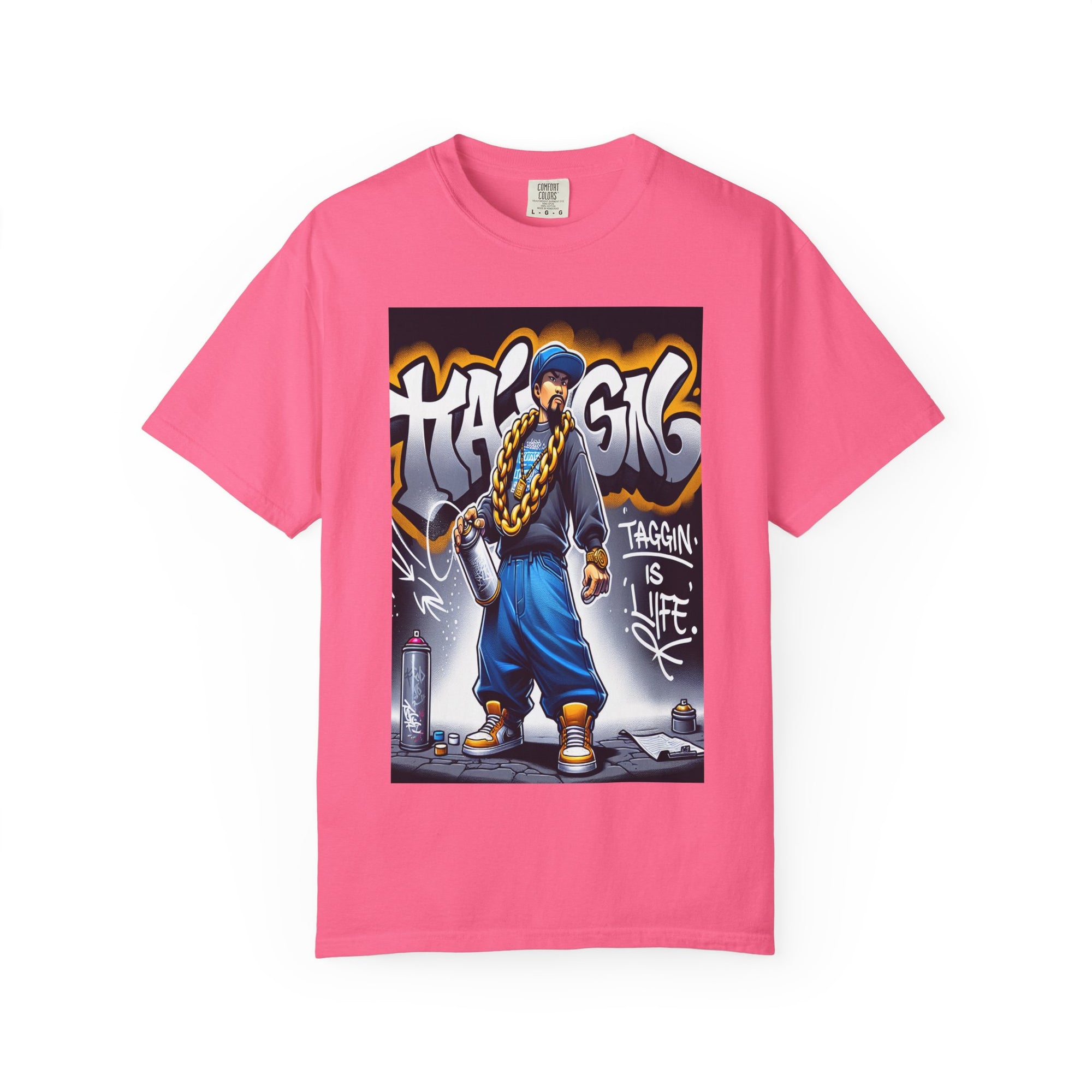 Unisex Taggin is Life Graphic Printed T-shirt