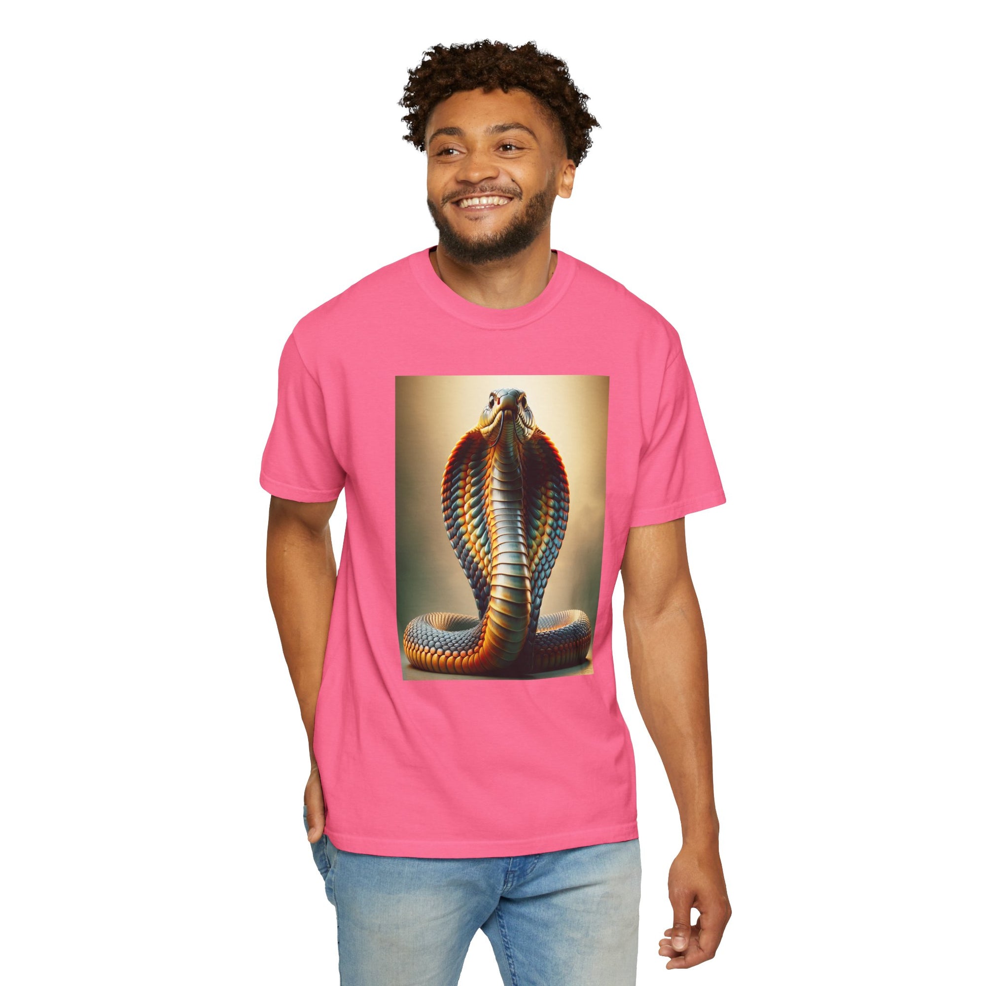 Unisex Cobra Graphic Printed T-shirt