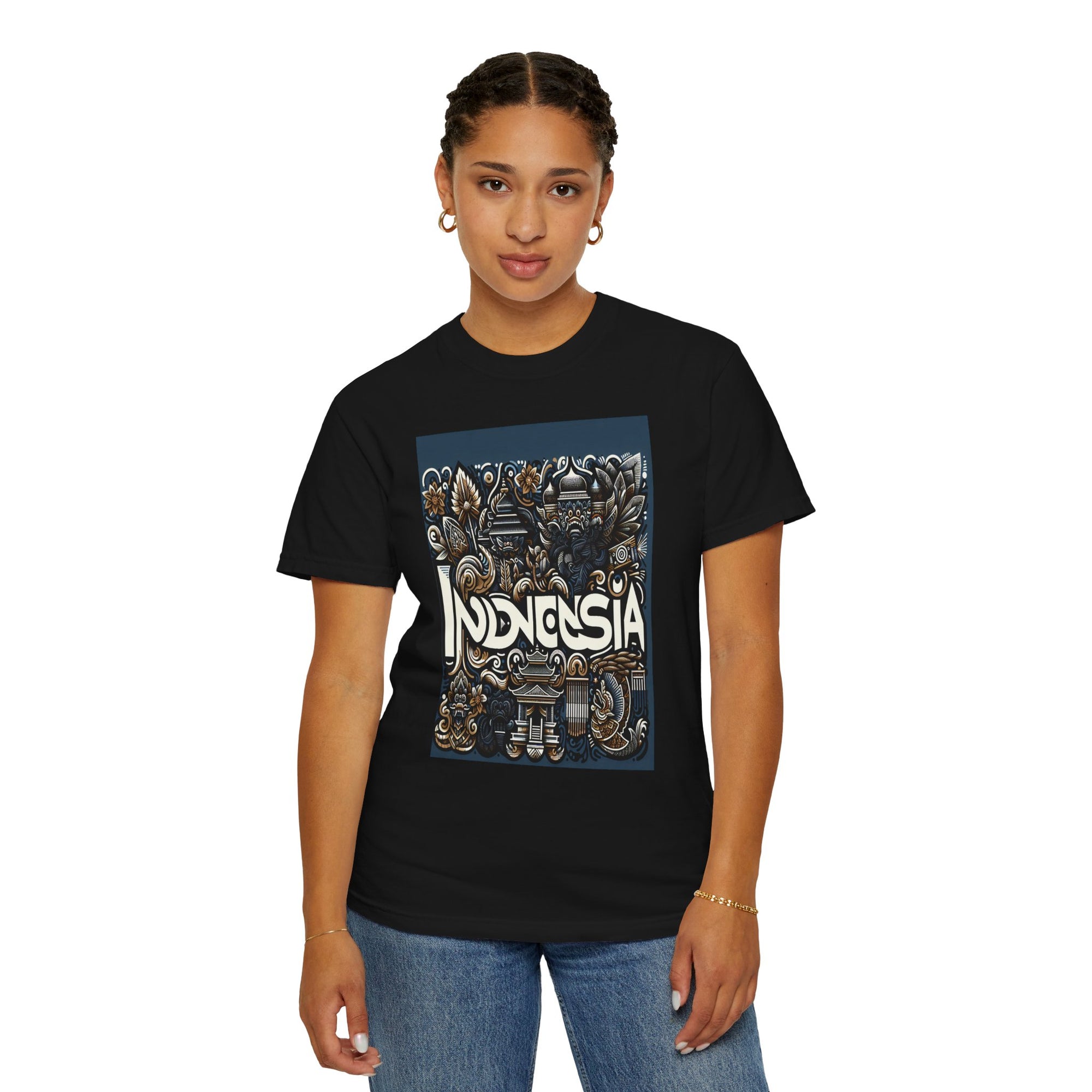 Unisex Indonesia Printed T-shirt