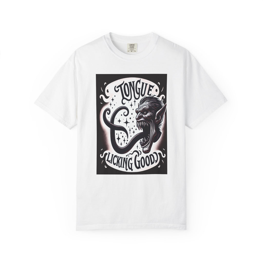 Unisex Monster Tongue Graphic Printed T-shirt