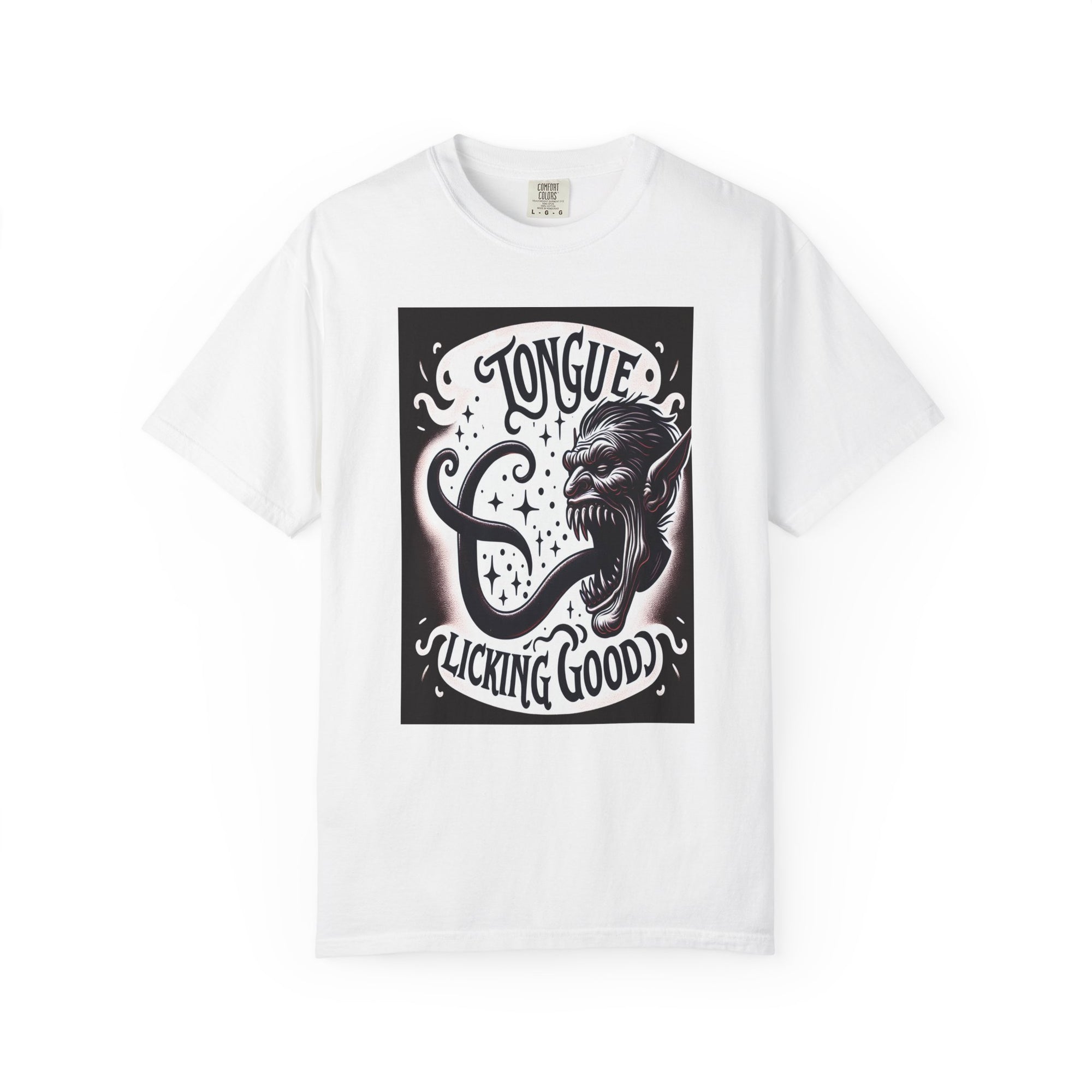 Unisex Monster Tongue Graphic Printed T-shirt