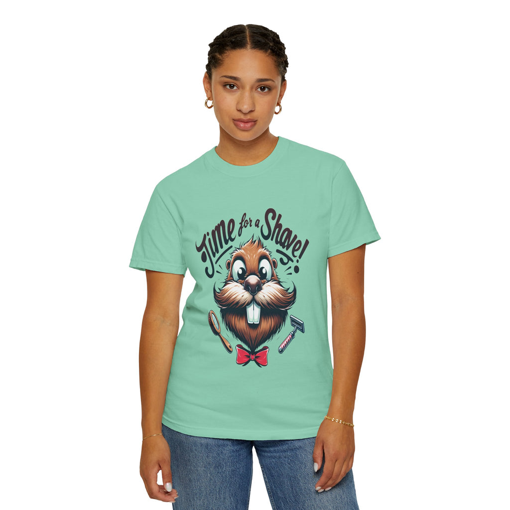 Unisex Time for a Shave Graphic Printed T-shirt