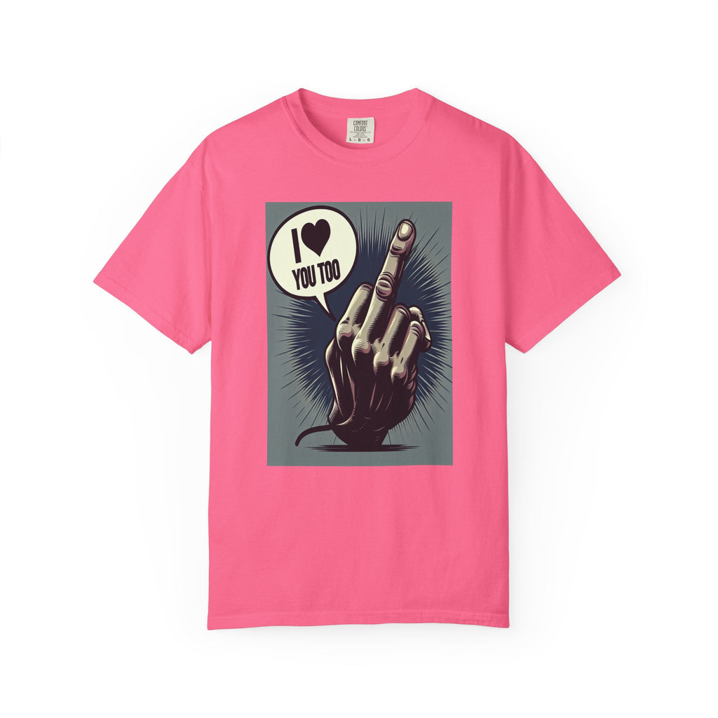 Unisex Flip the Bird Graphic Printed T-shirt