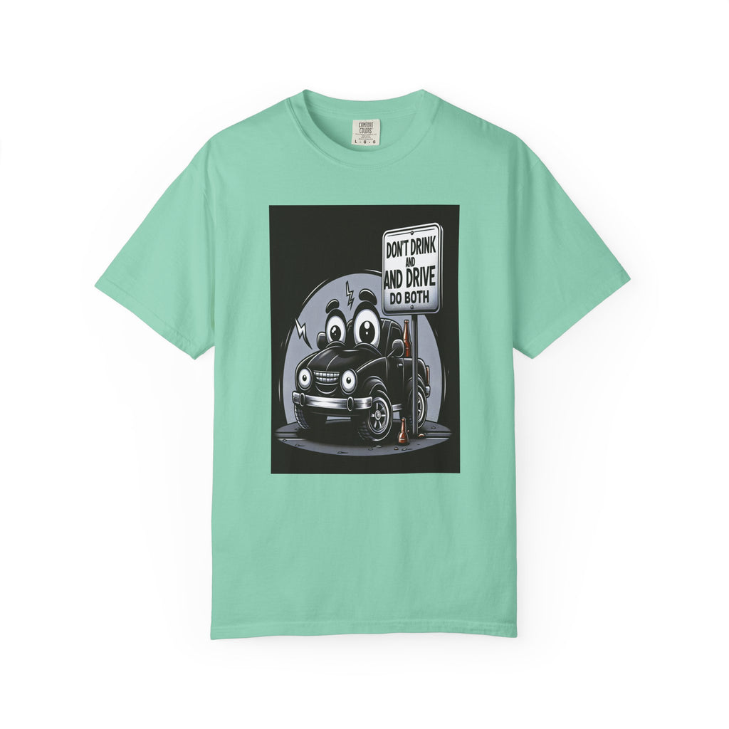Unisex Drink and Drive Graphic Printed T-shirt
