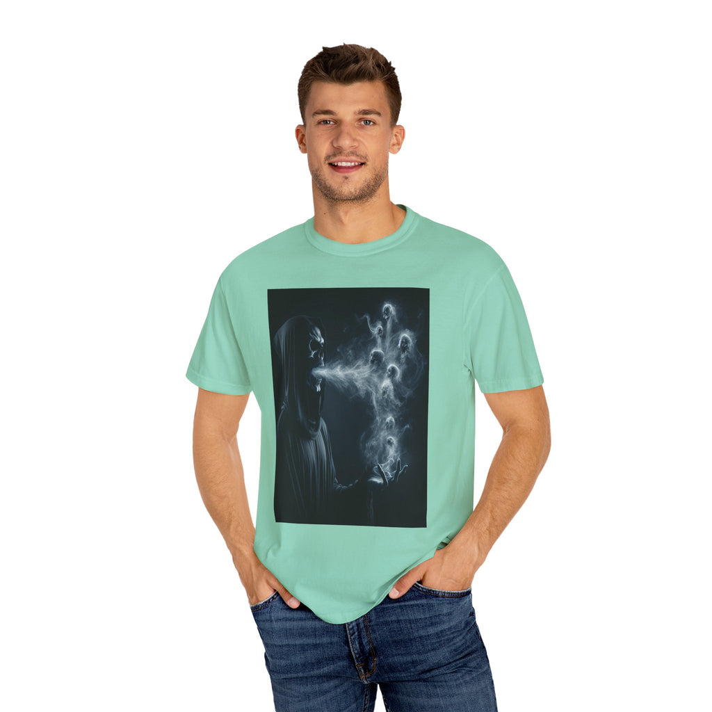 Unisex Grim Reaper Souls Graphic Printed T-shirt