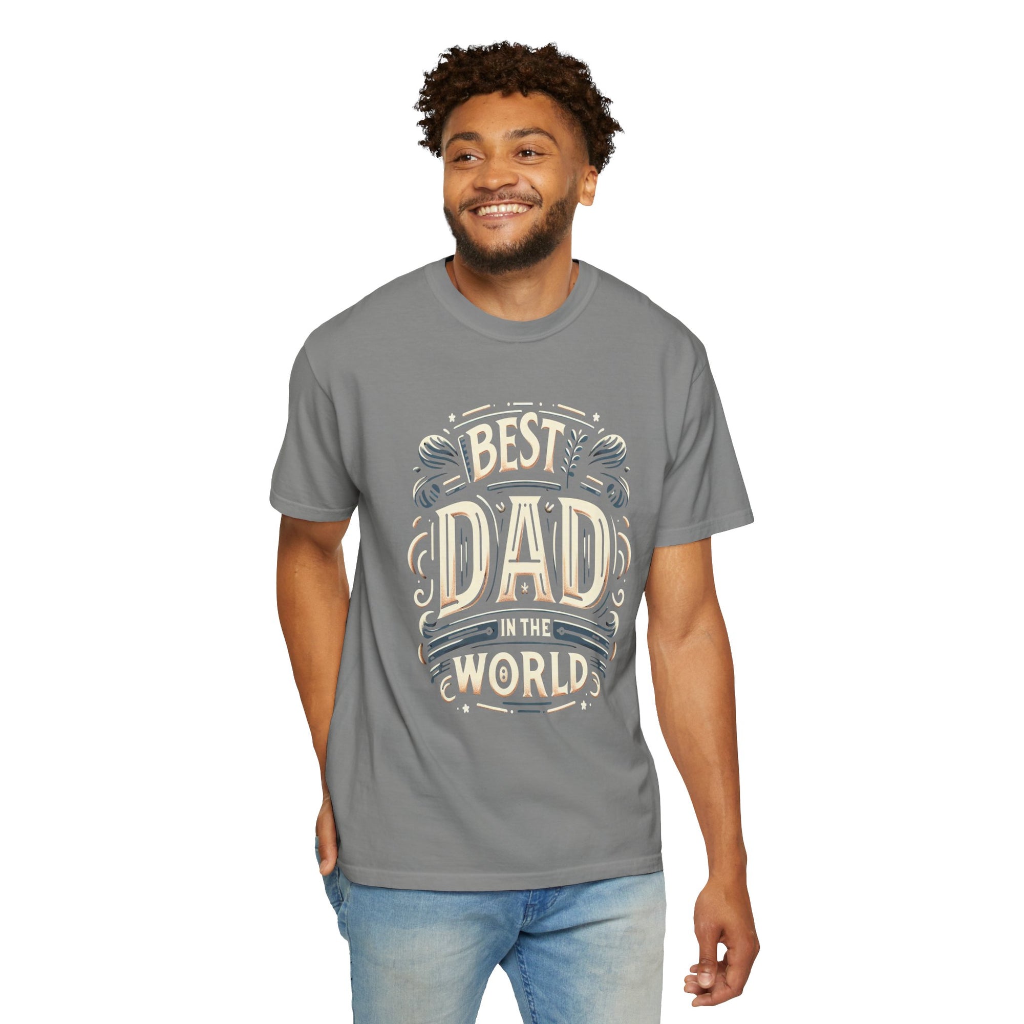 Unisex Garment-Dyed Best Dad T-shirt