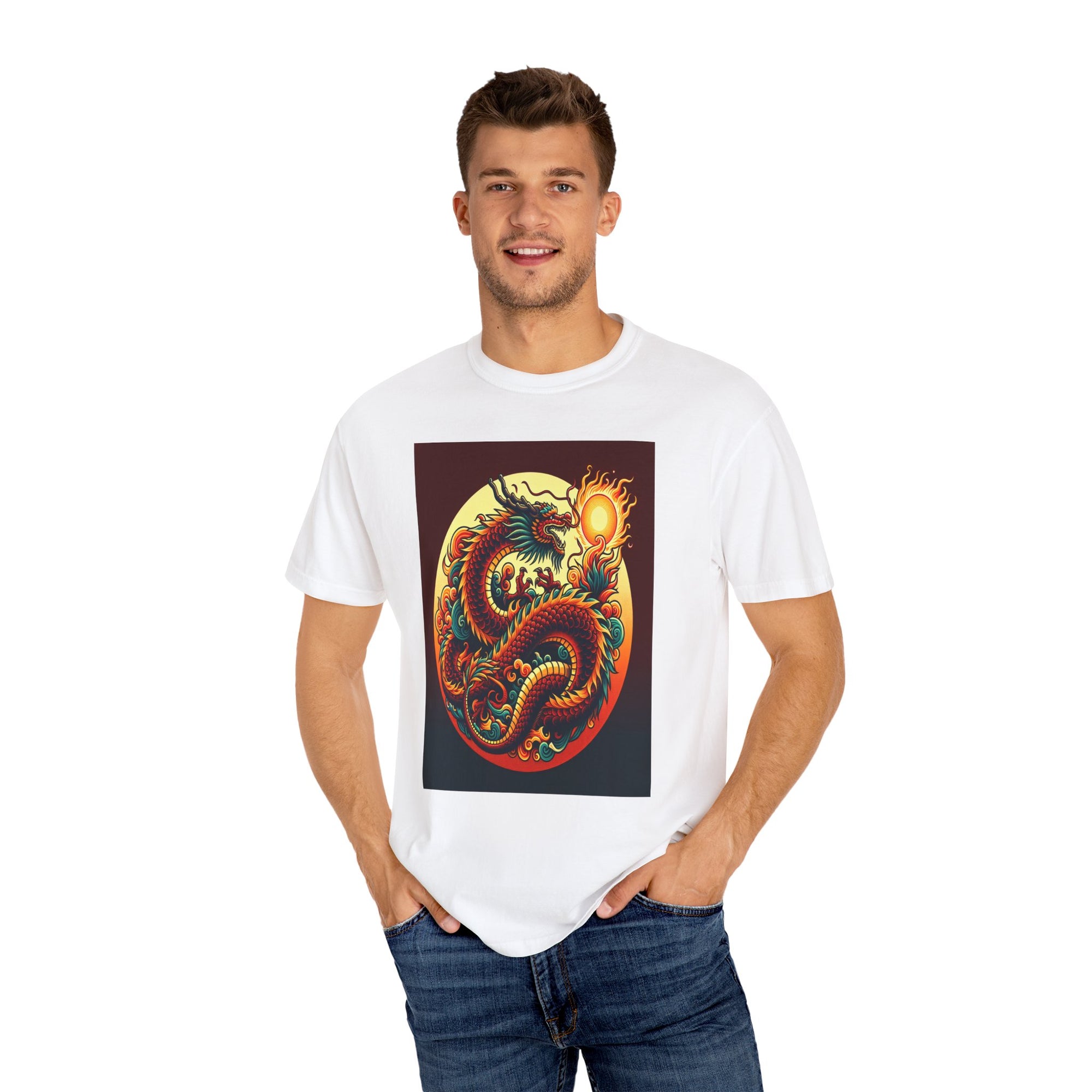 Unisex Dragon Graphic Printed T-shirt