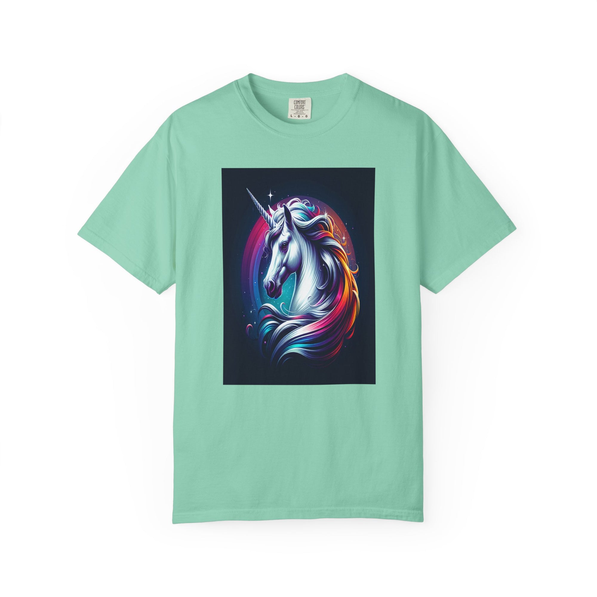 Unisex Unicorn Head Graphic Printed T-shirt