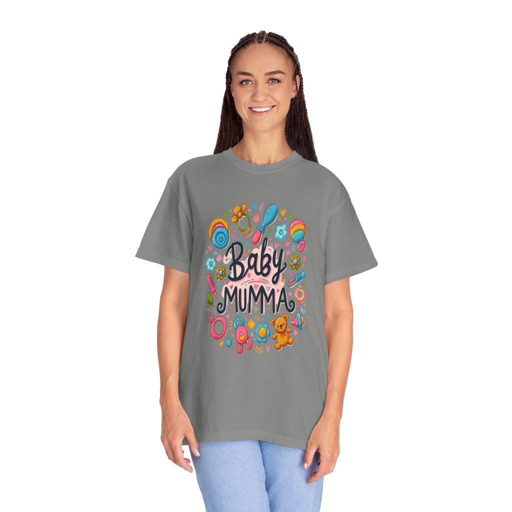 Unisex Garment-Dyed Baby Mumma T-shirt