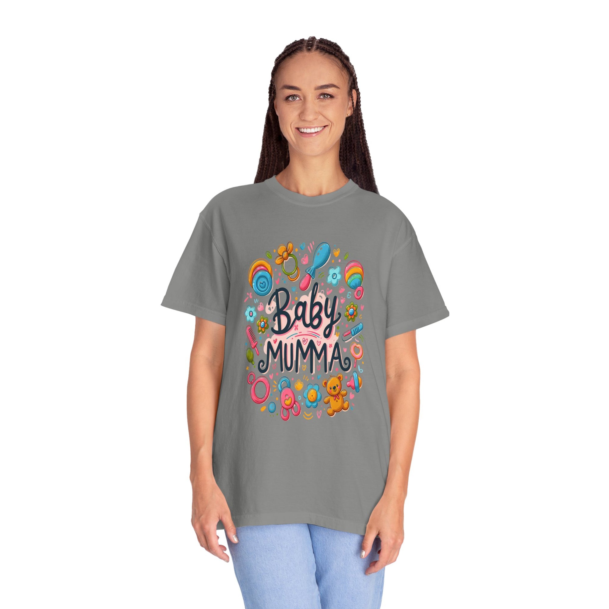 Unisex Garment-Dyed Baby Mumma T-shirt
