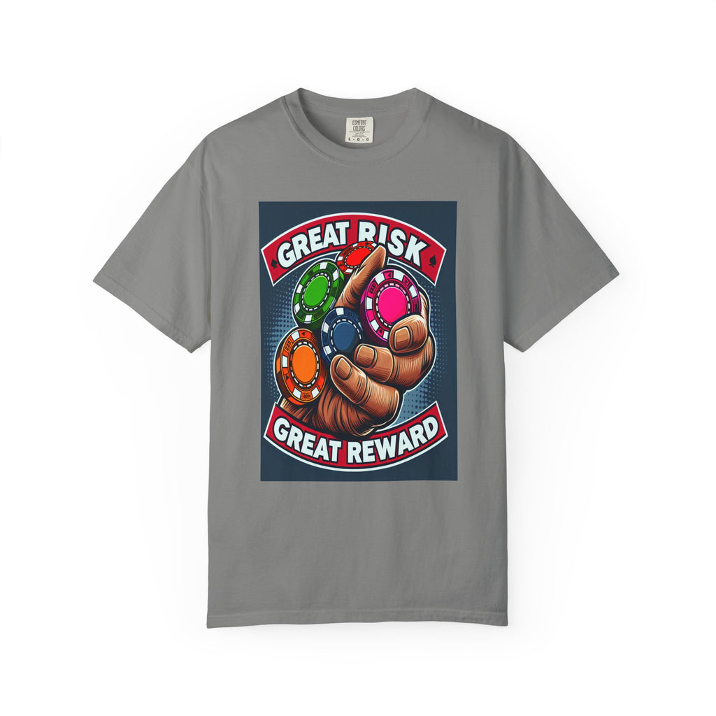 Unisex Gambling Chips Graphic Printed T-shirt