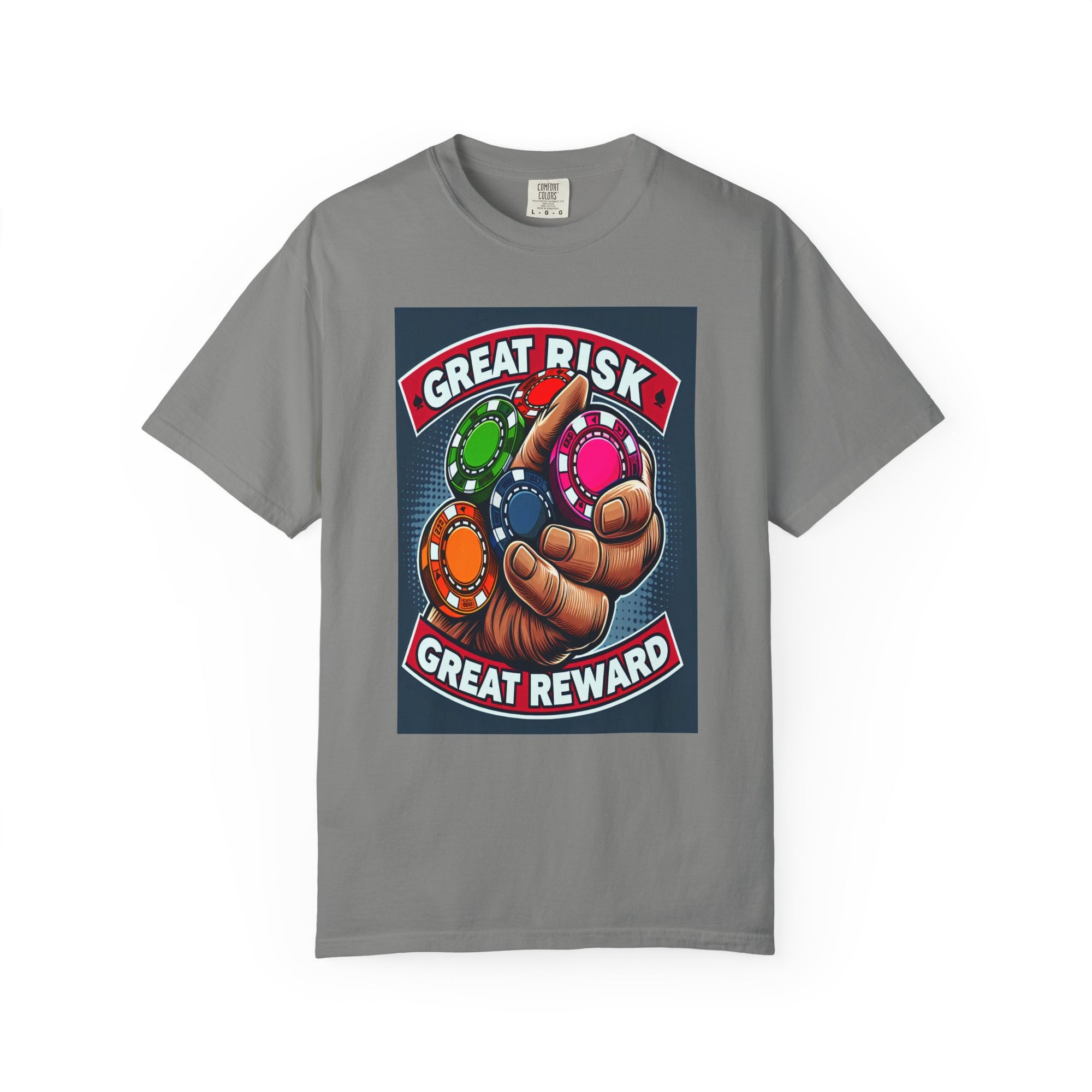 Unisex Gambling Chips Graphic Printed T-shirt